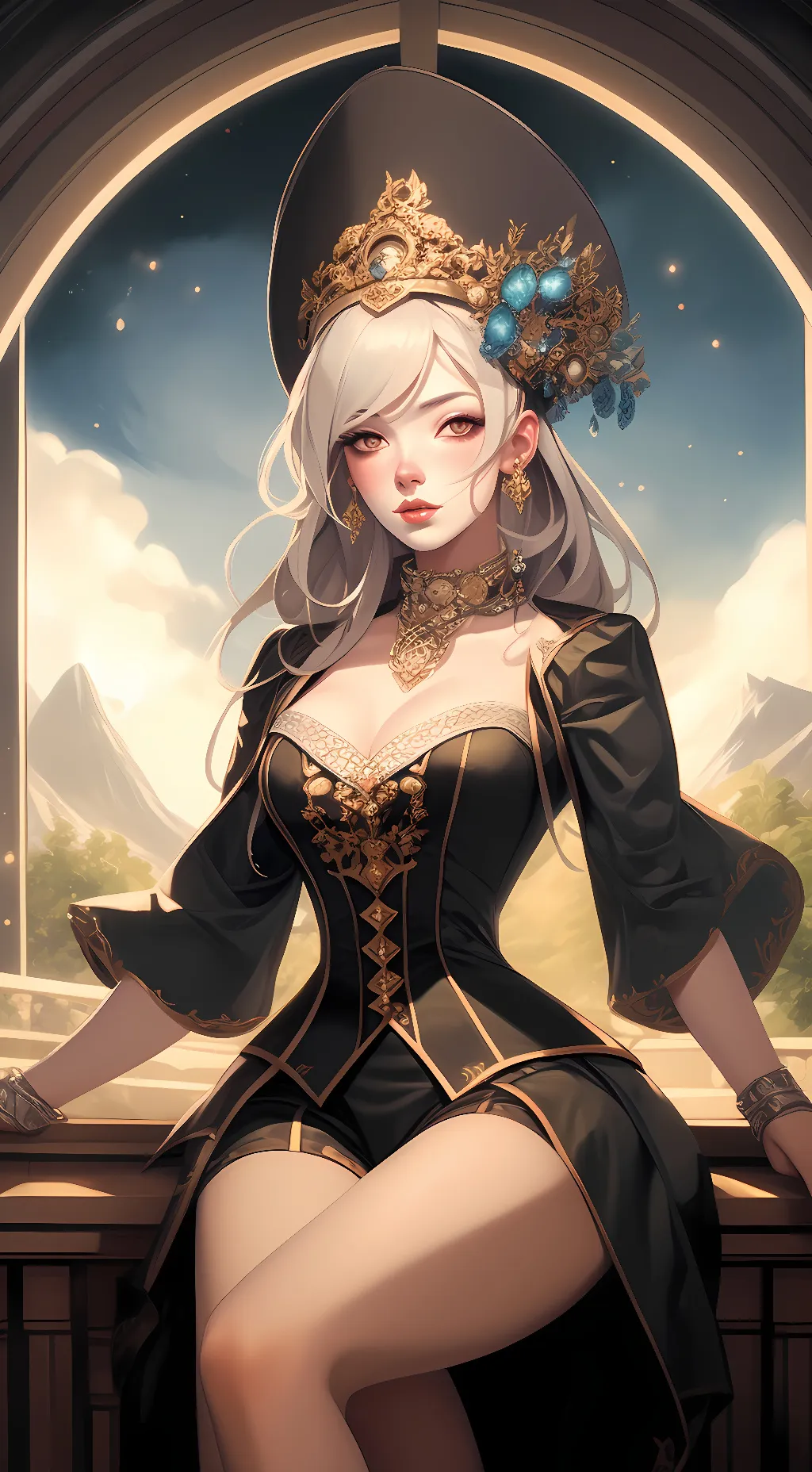 ai character: Adrianna Grimaldi background