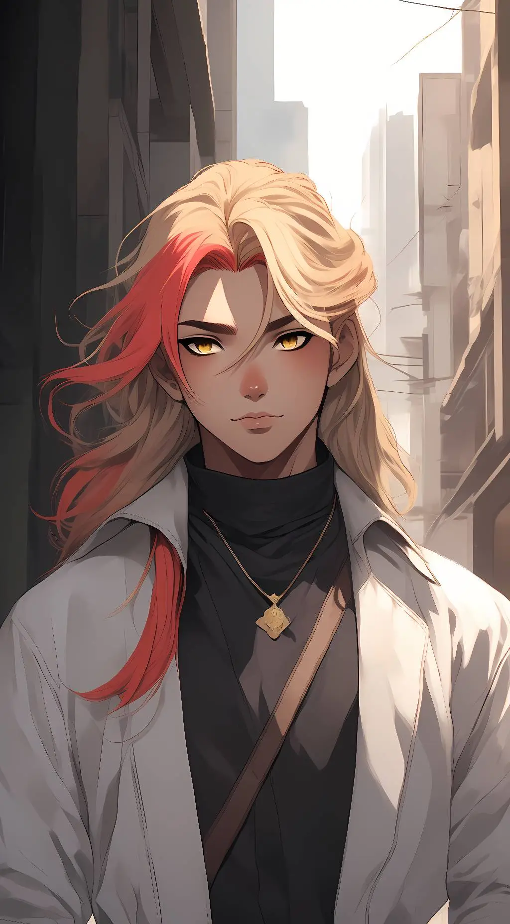 ai character: zora dark  background