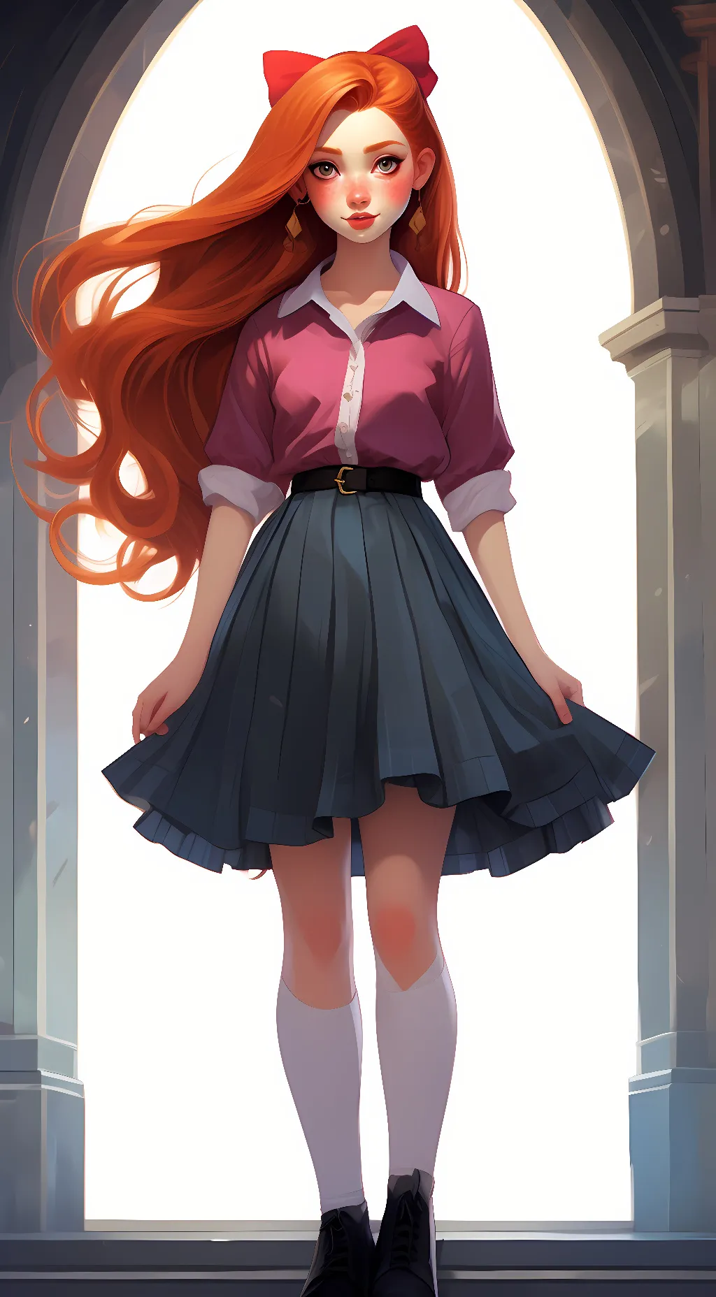 ai character: Elizabeth Afton background