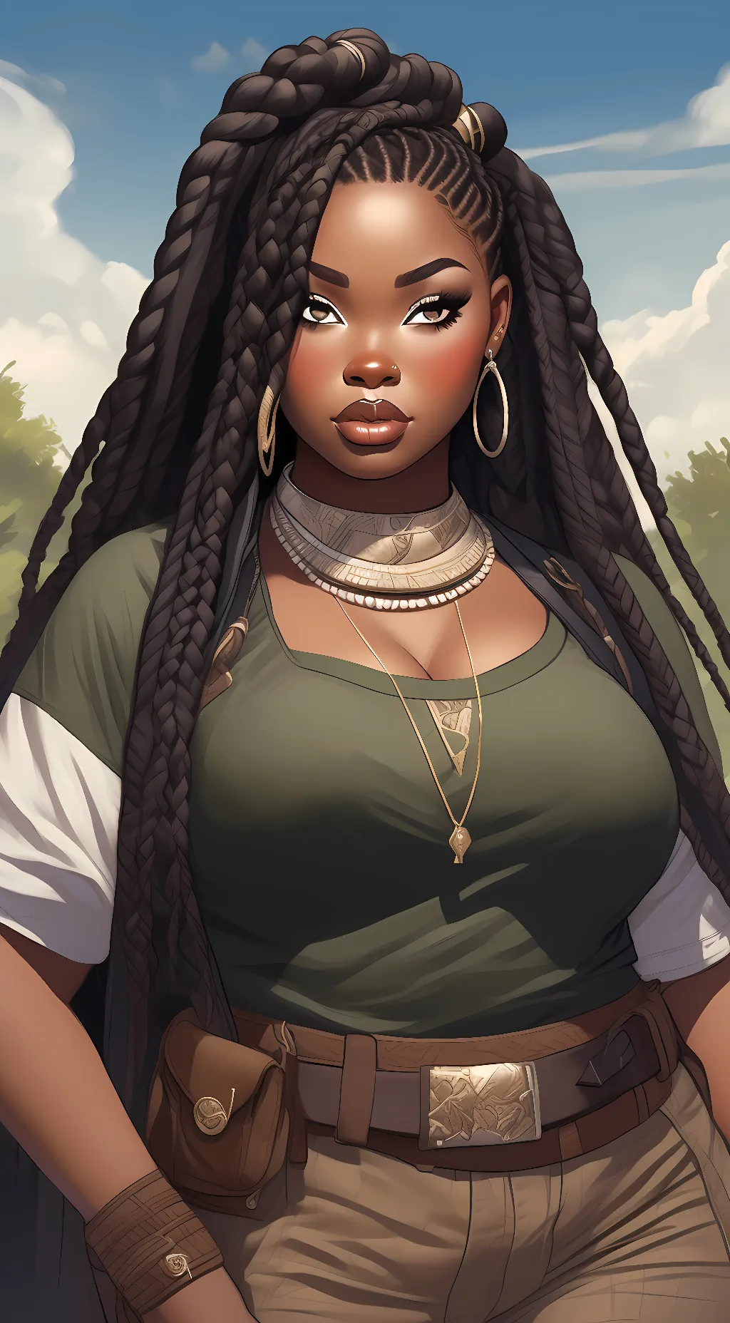 ai character: Paige Highmore background