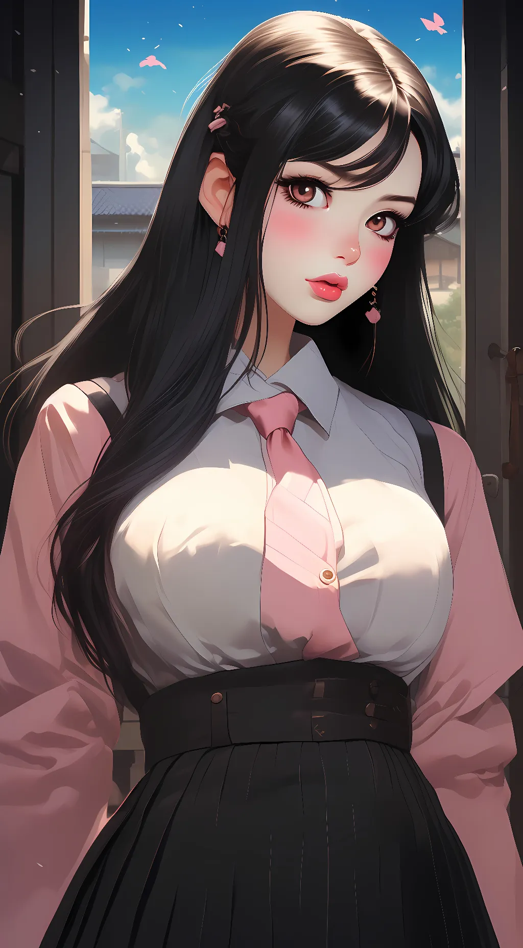 ai character: Kokoro-chan background