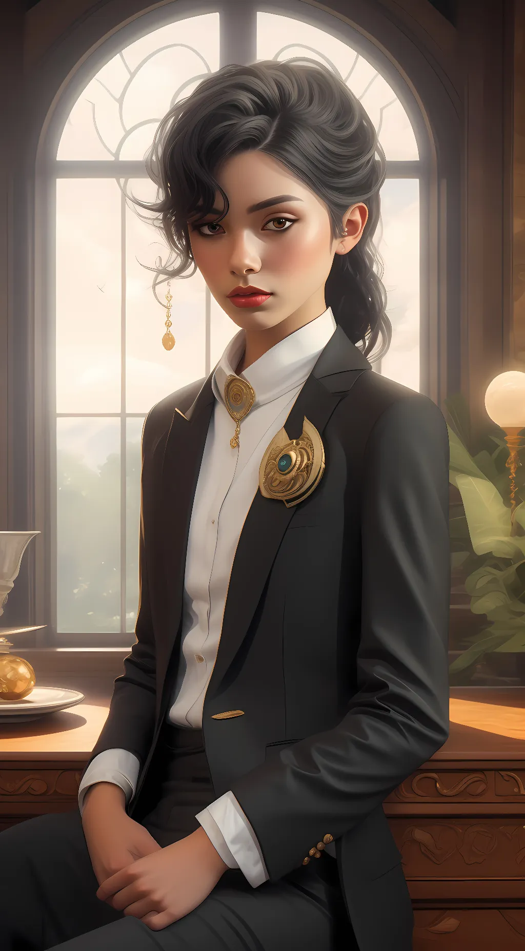 ai character: Evelyn Chase background