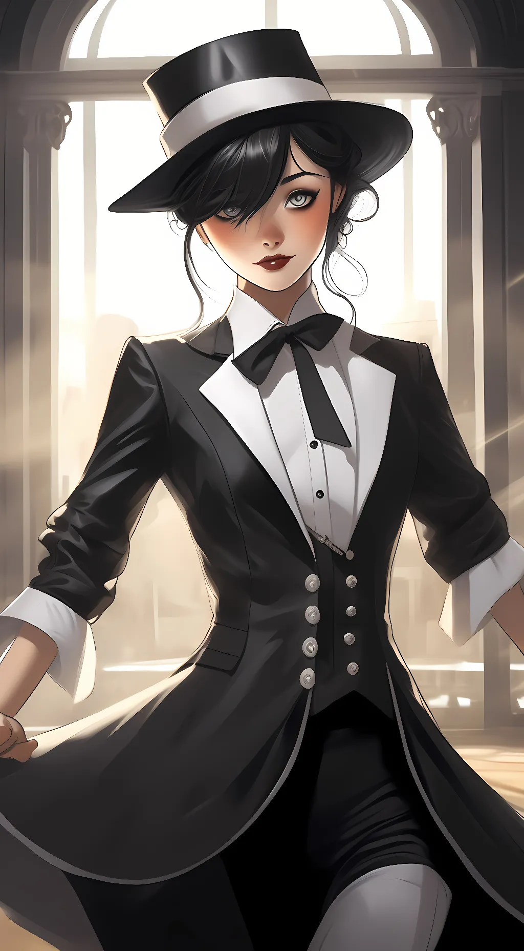 ai character: Wednesday Addams background