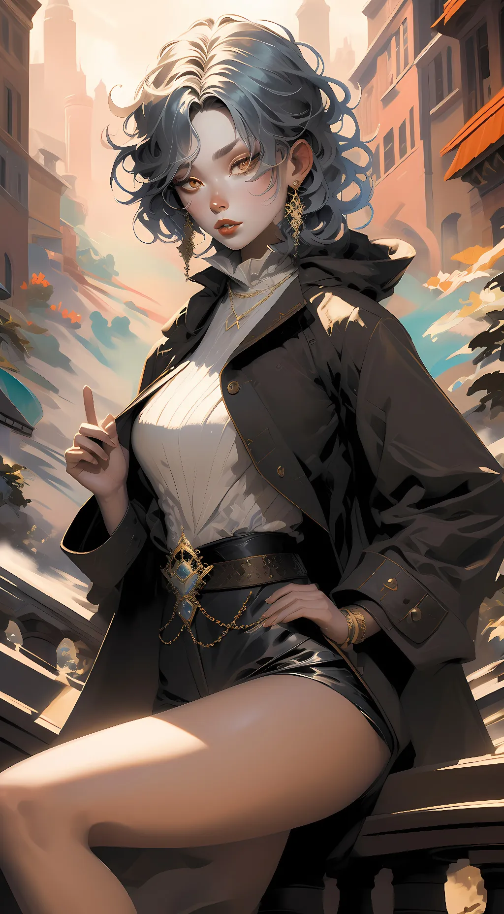 ai character: Serina  background