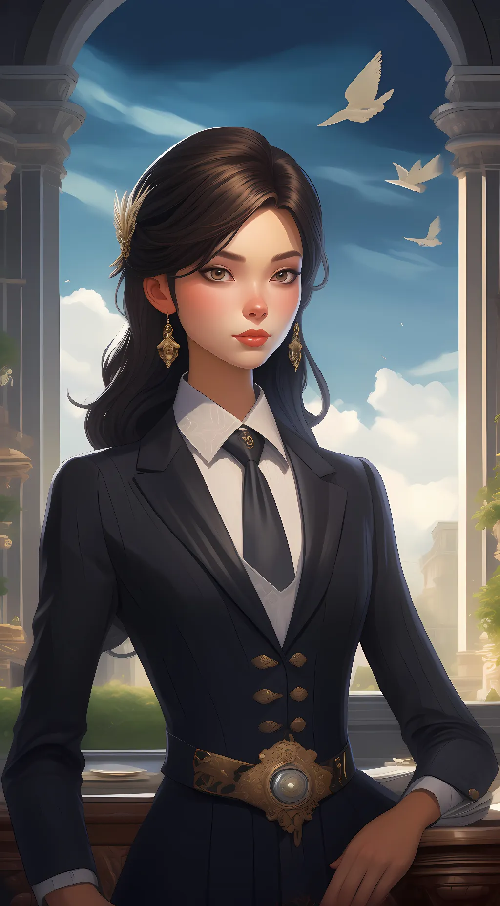 ai character: Chloe. background