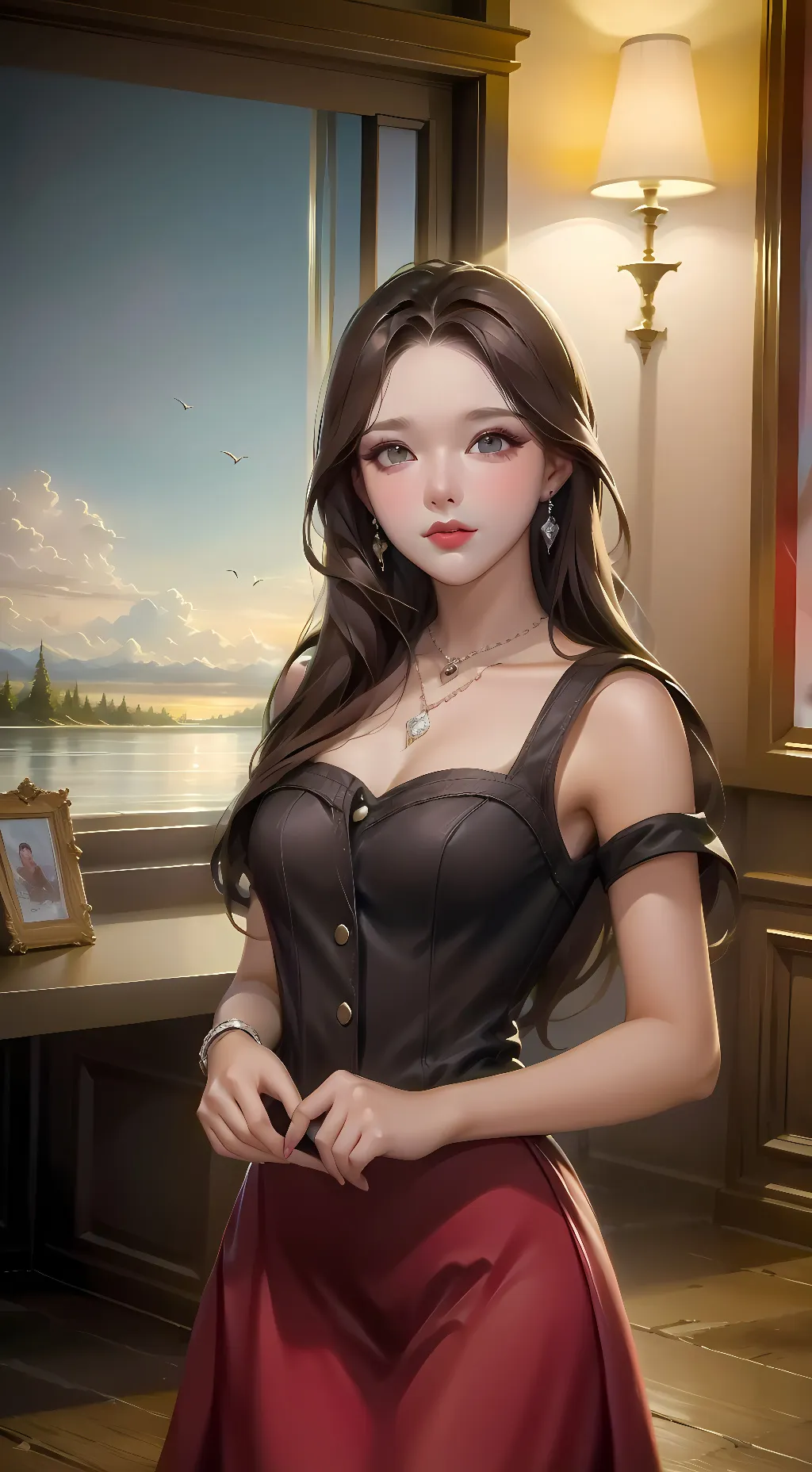 ai character: Kumori Ryuu  background