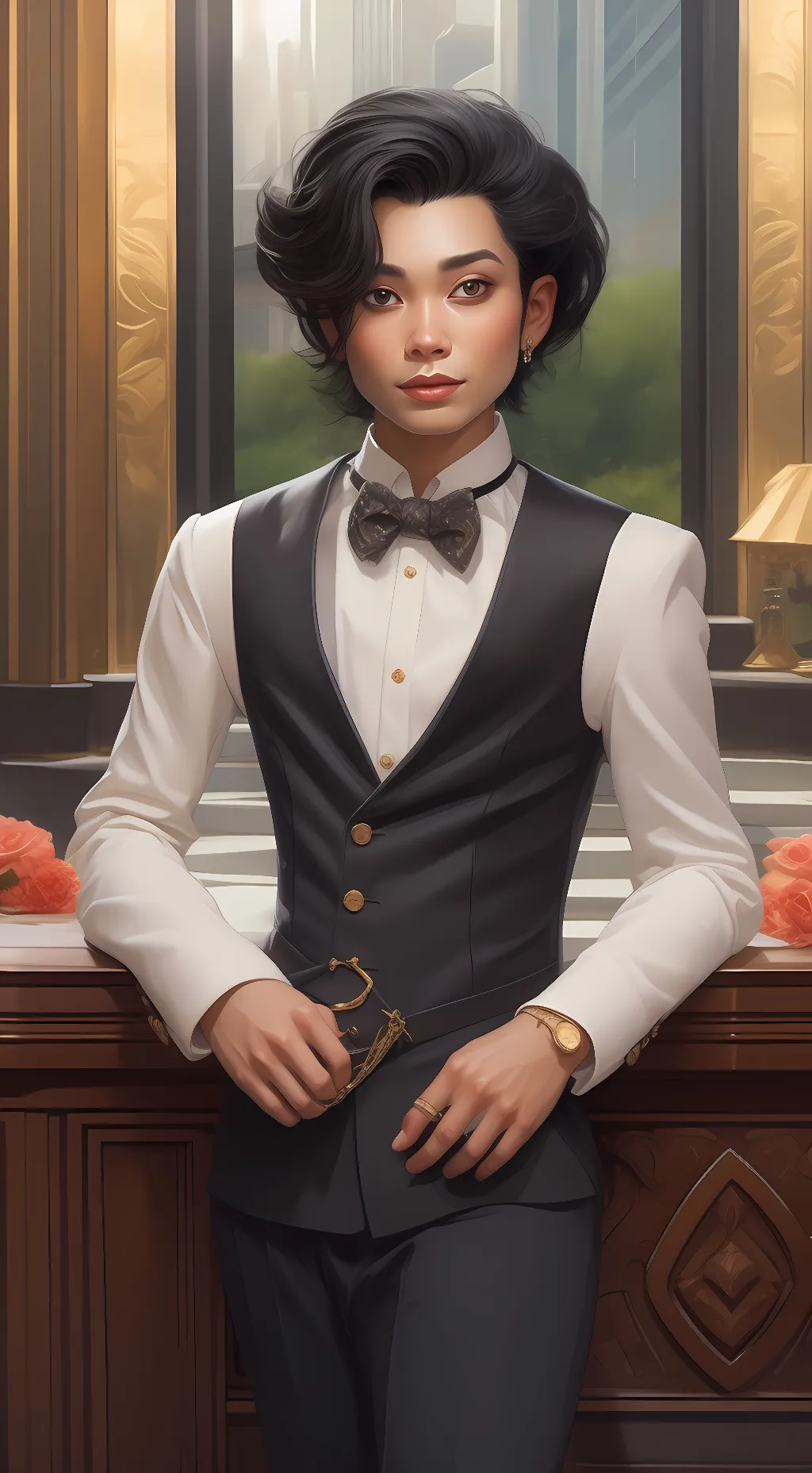 ai character: pepper o'leary  background