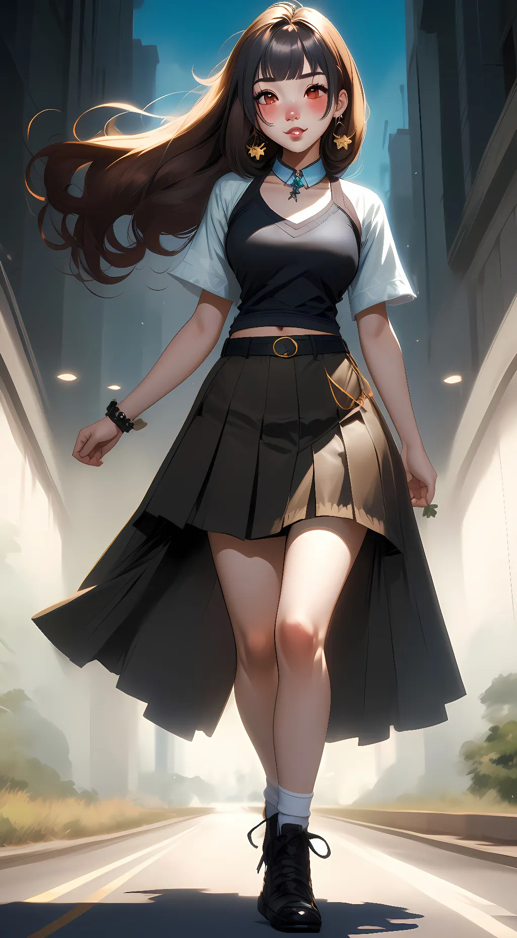 ai character: Ashley background