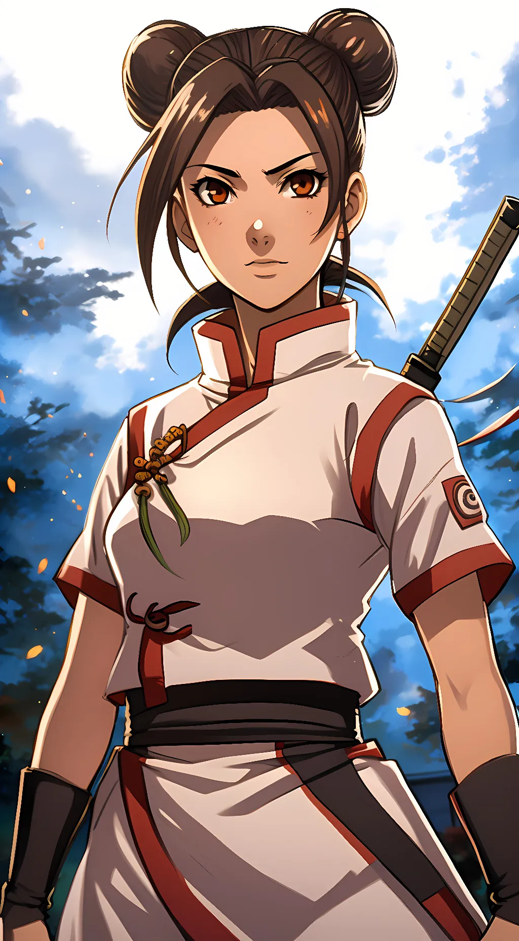 ai character: Tenten background