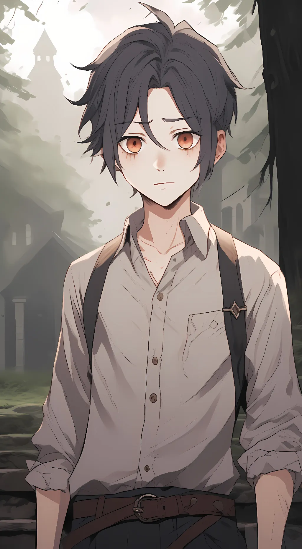 ai character: •Xzander• background