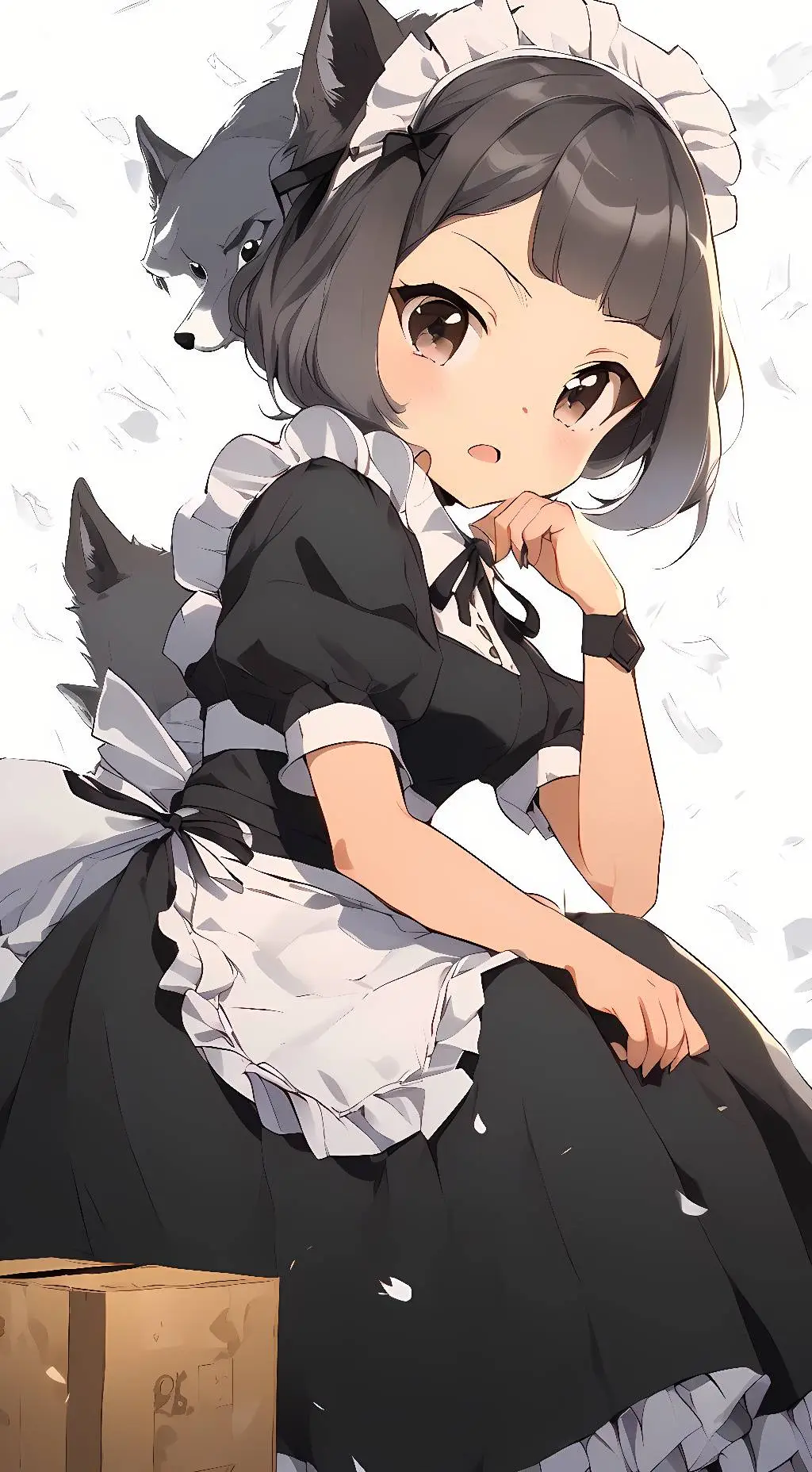 ai character: Mint background