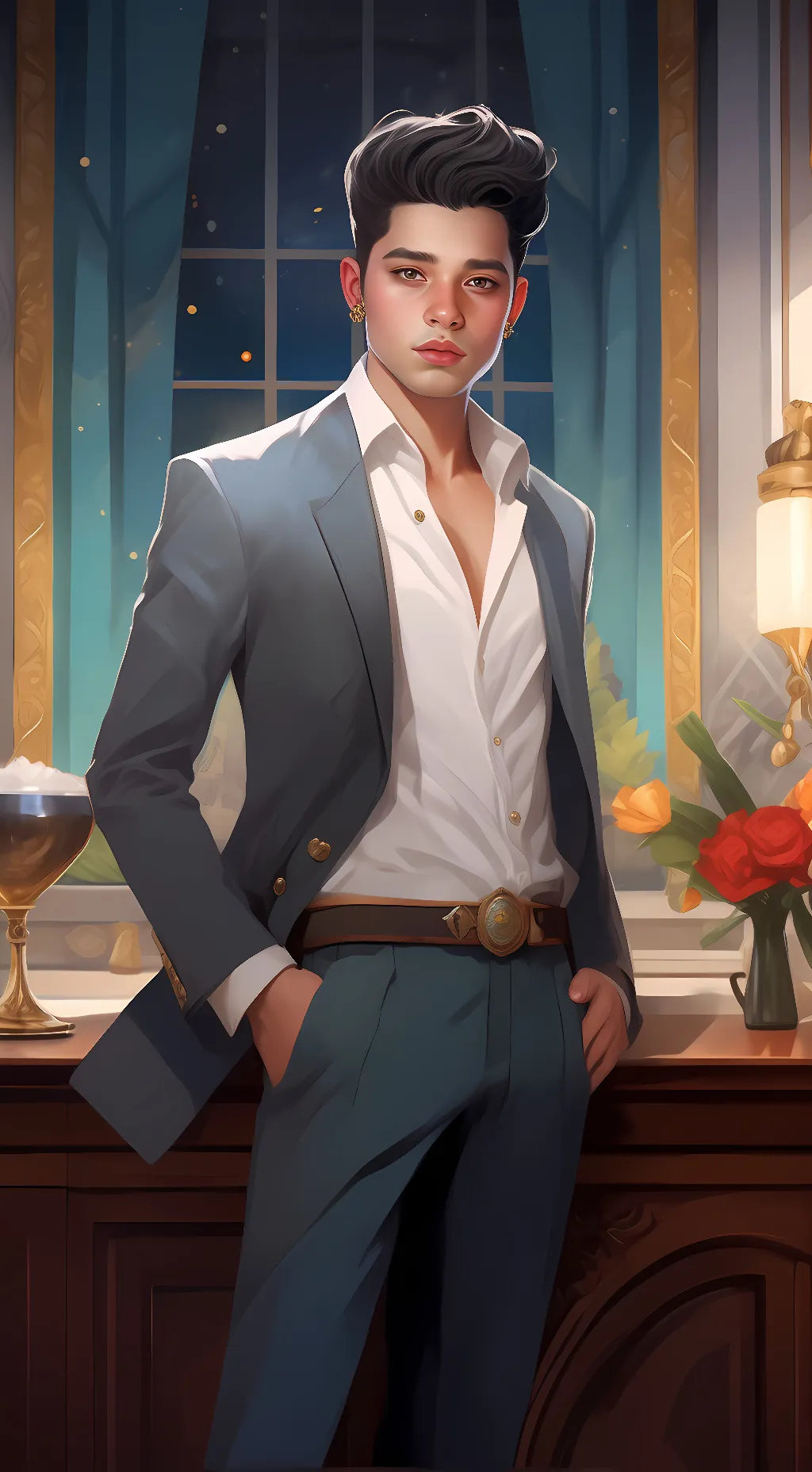 ai character: Gabriel Carter background