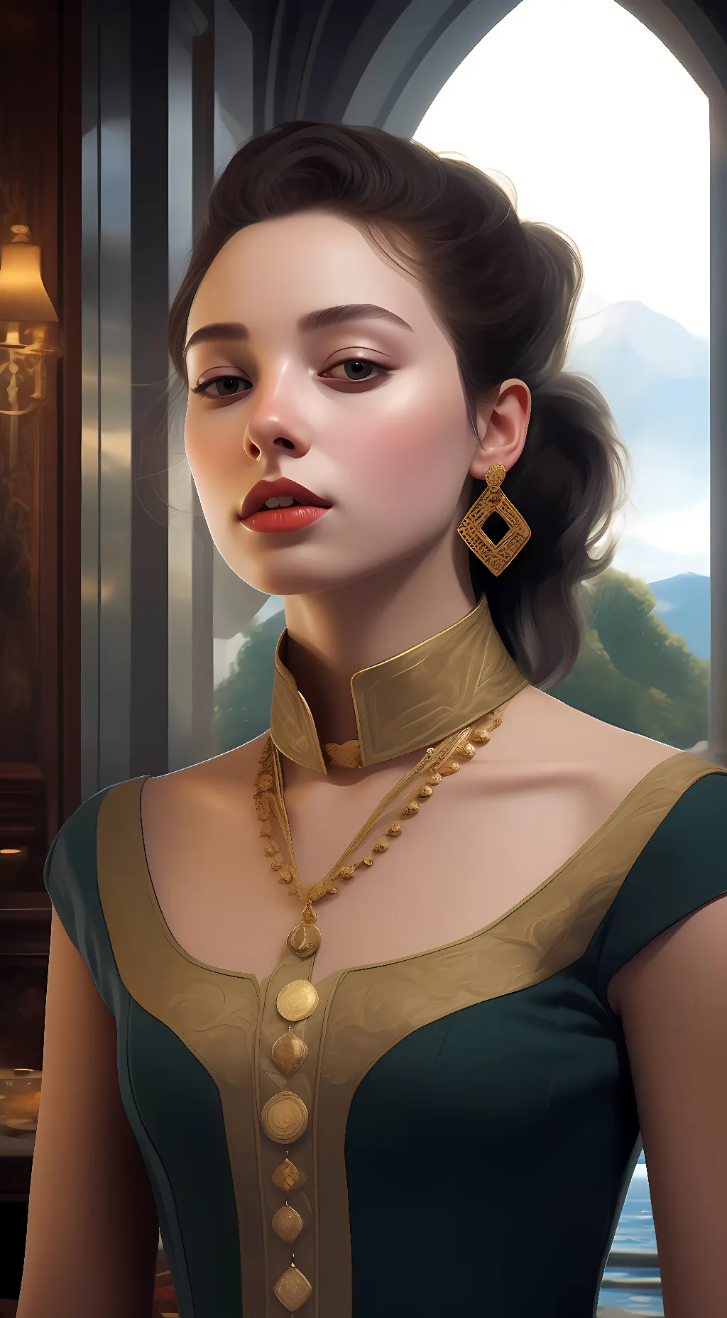 ai character: kat background