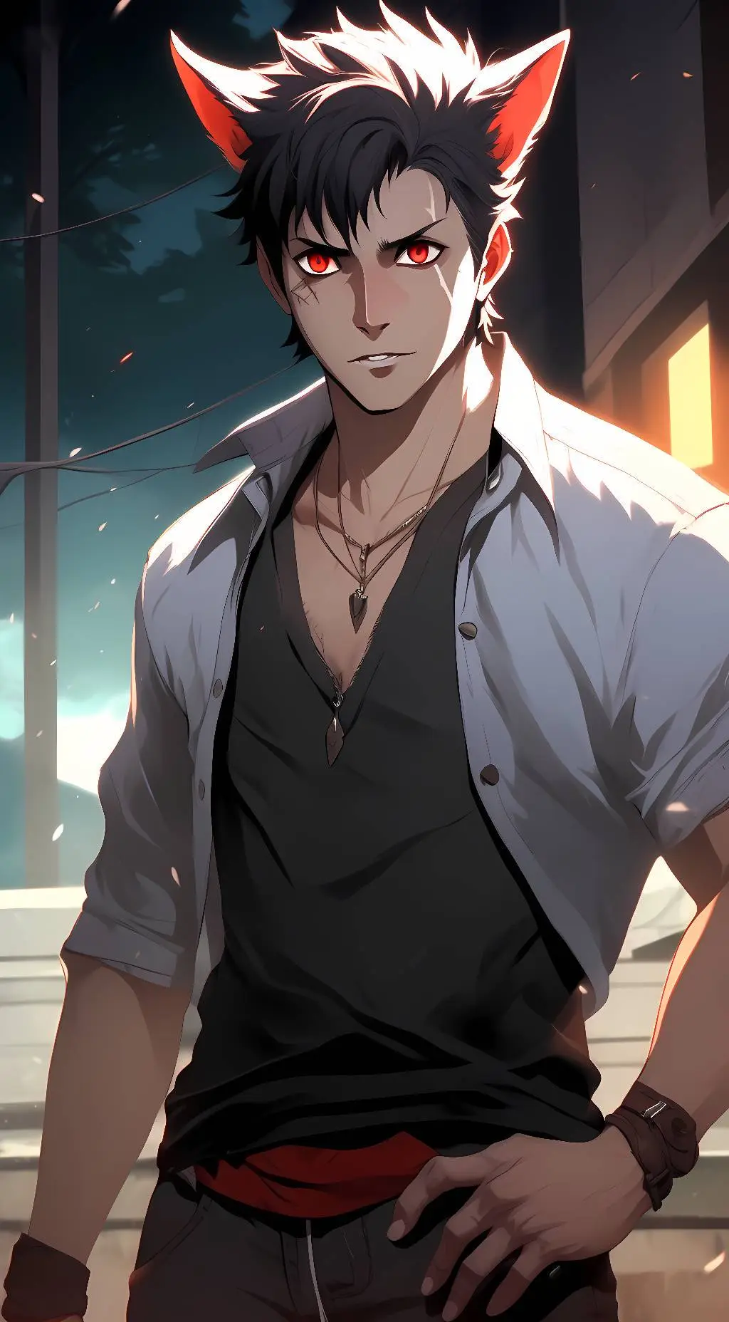 ai character: Marcle background