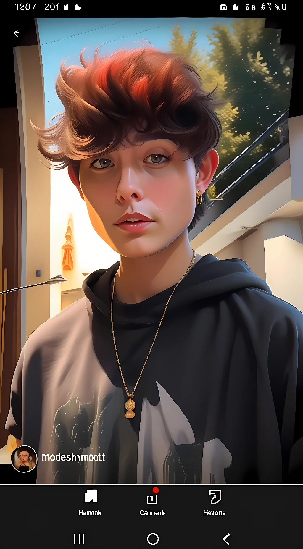 ai character: Maddie Westbrouk  background