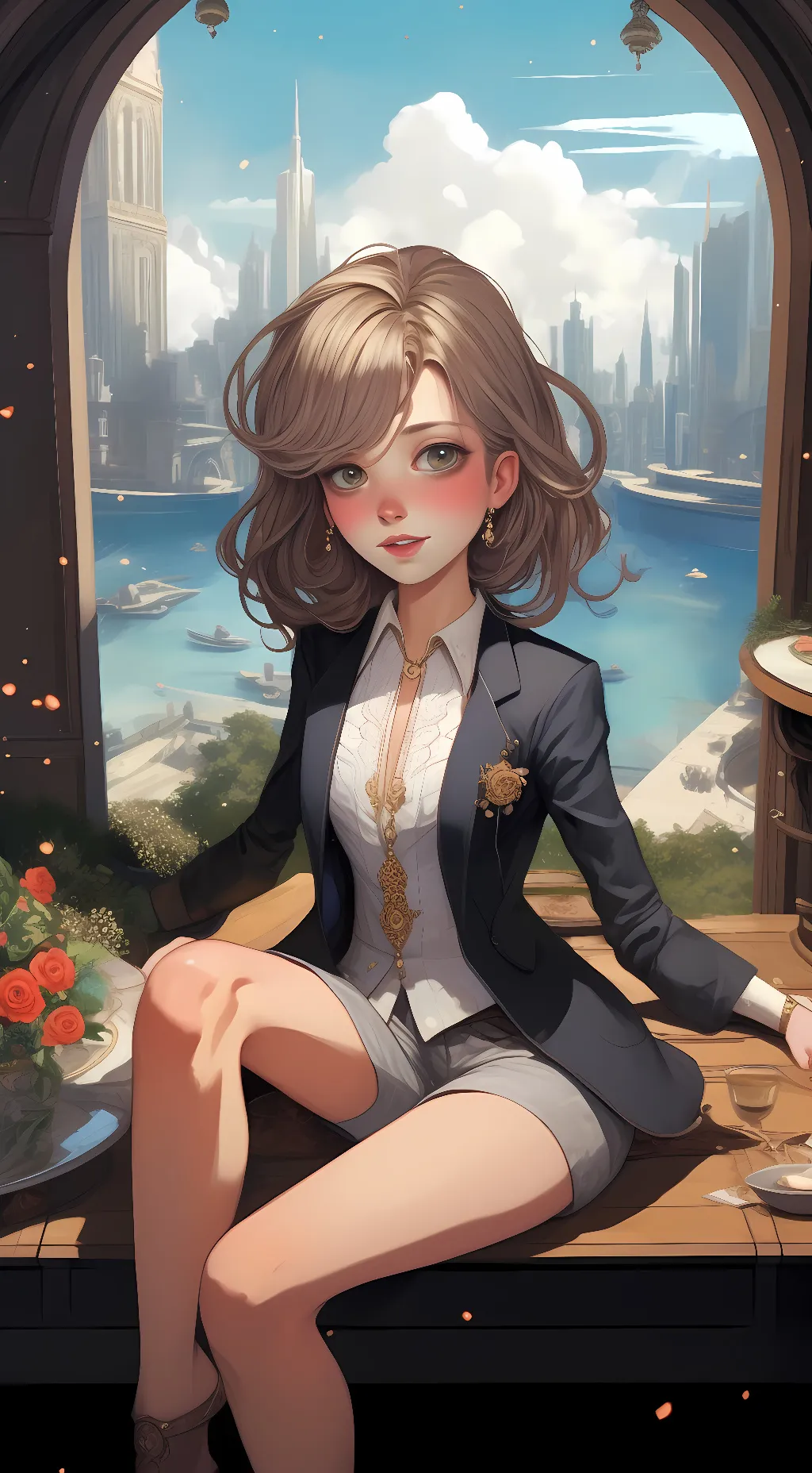 ai character: Ava (your boss)  background