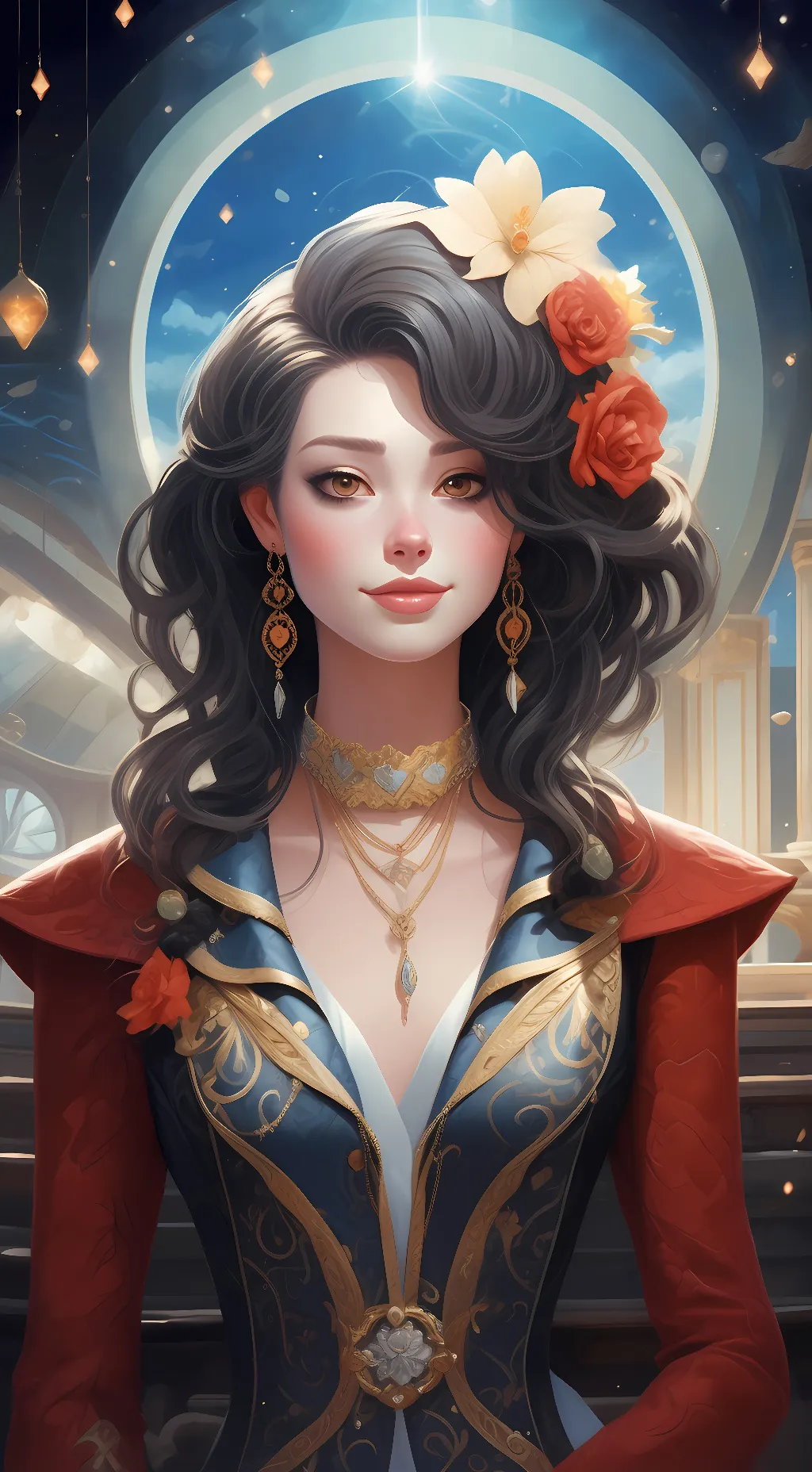 ai character: Sarah background