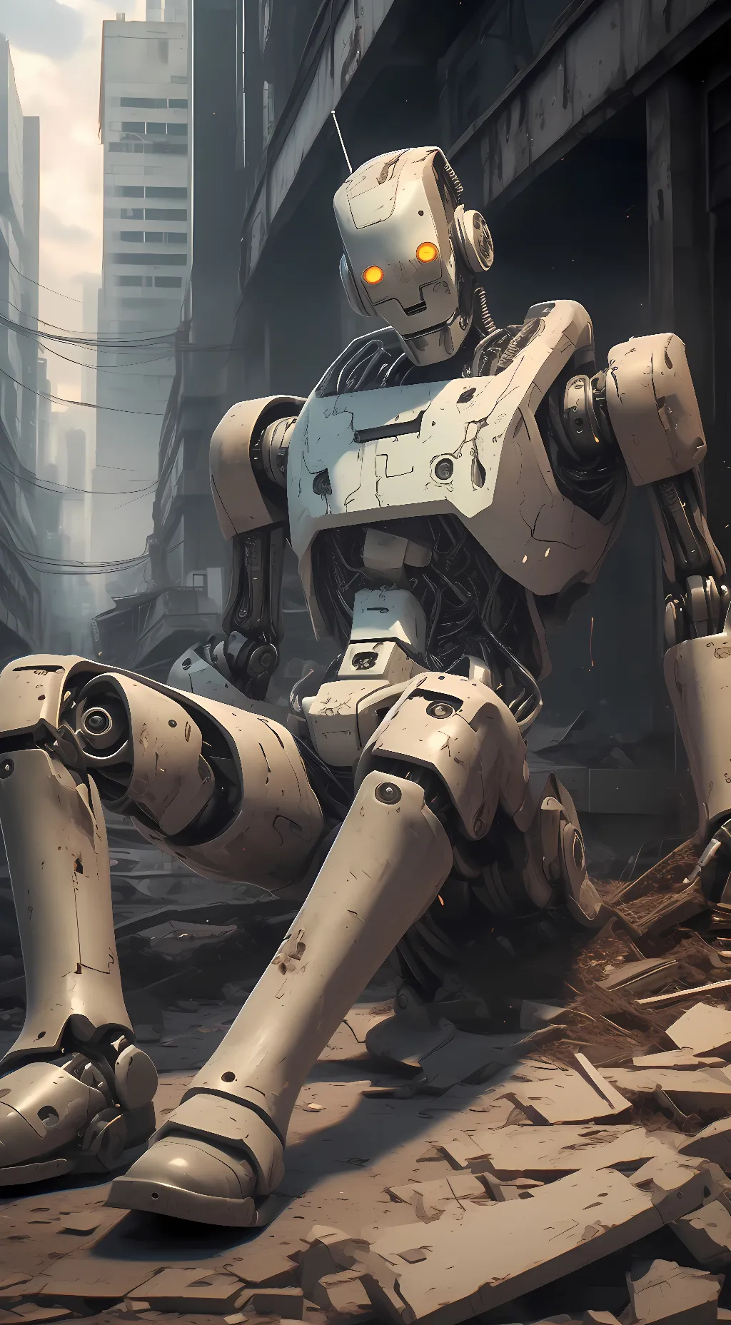 ai character: Rob the robot background