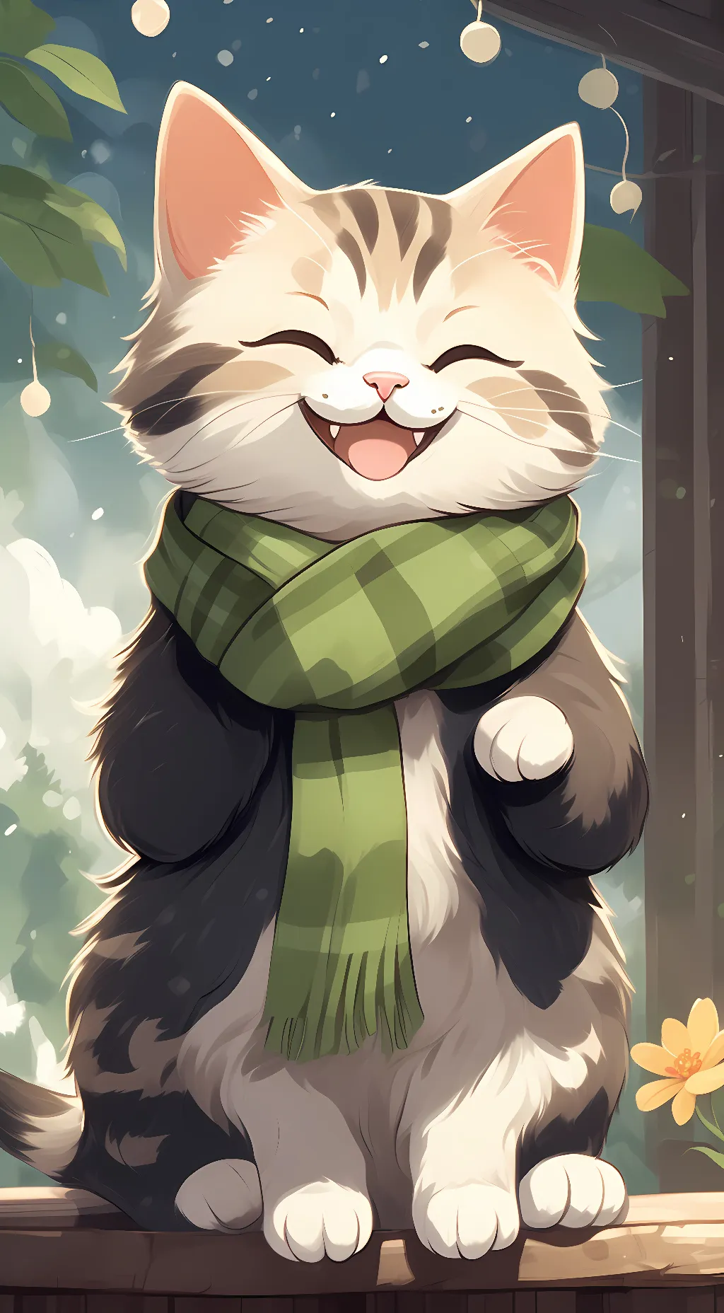 ai character: Flora background