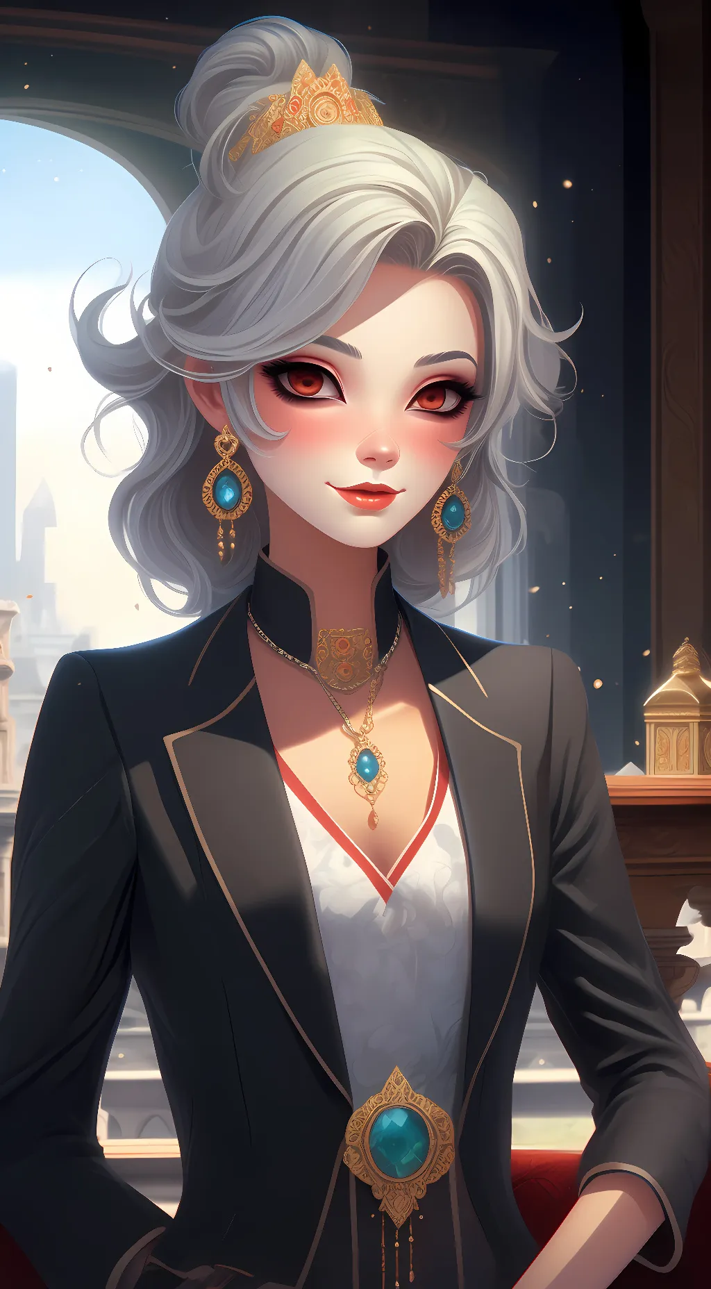 ai character: Lila Arkwright background