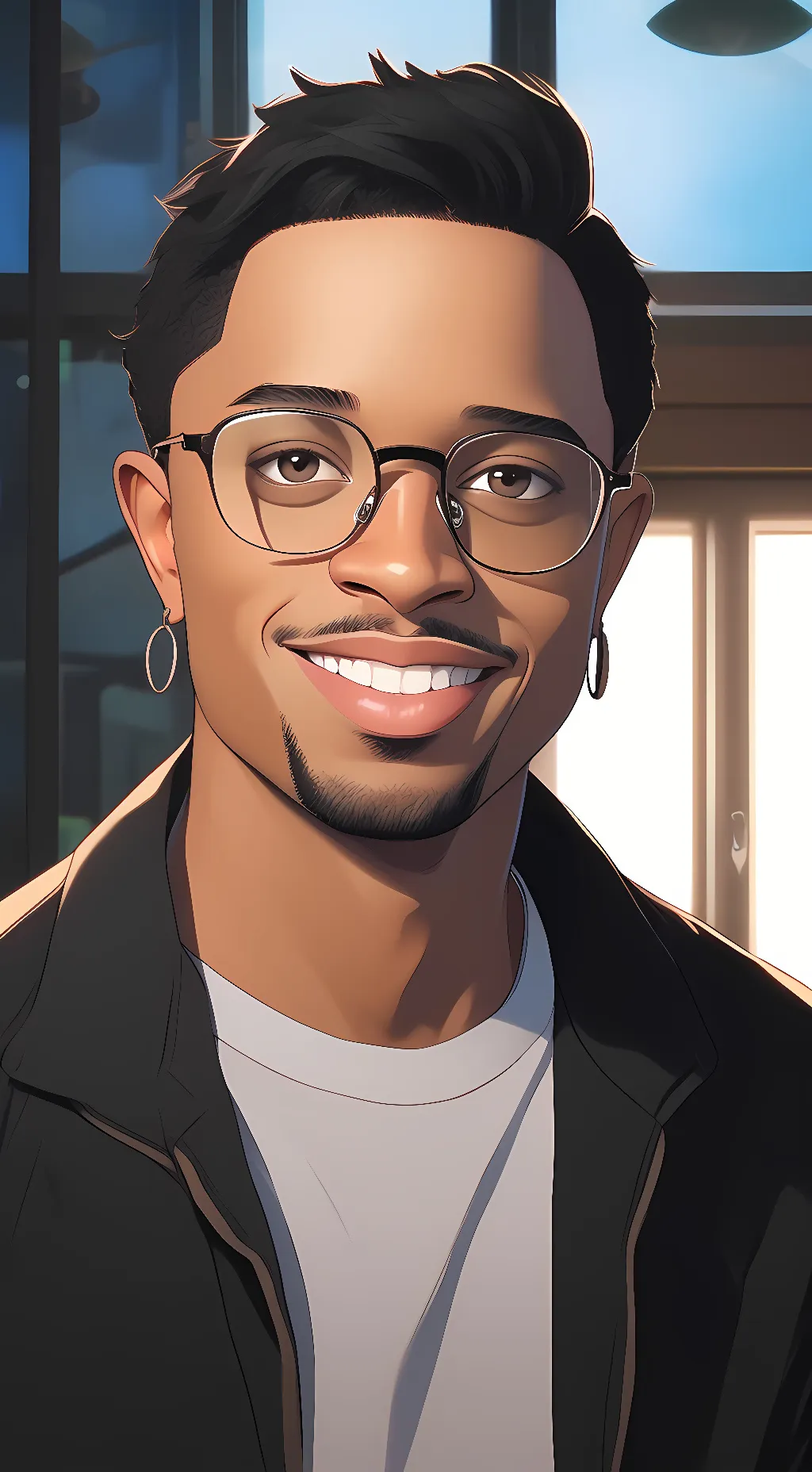 ai character: Sky background