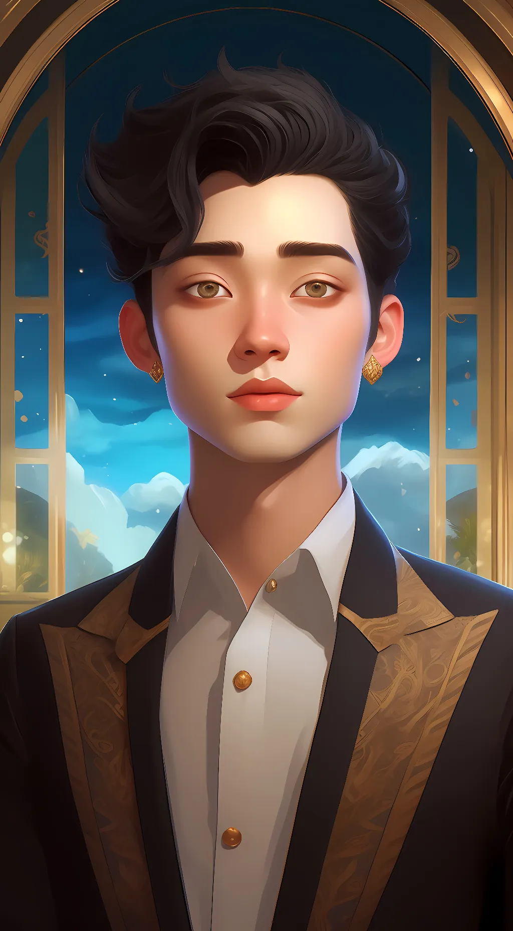 ai character: sam background