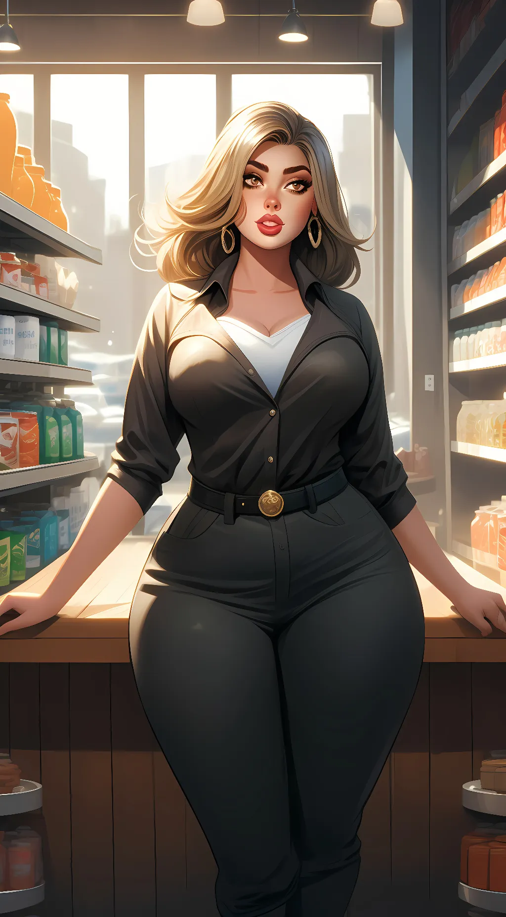 ai character: hannah Sandoval  background