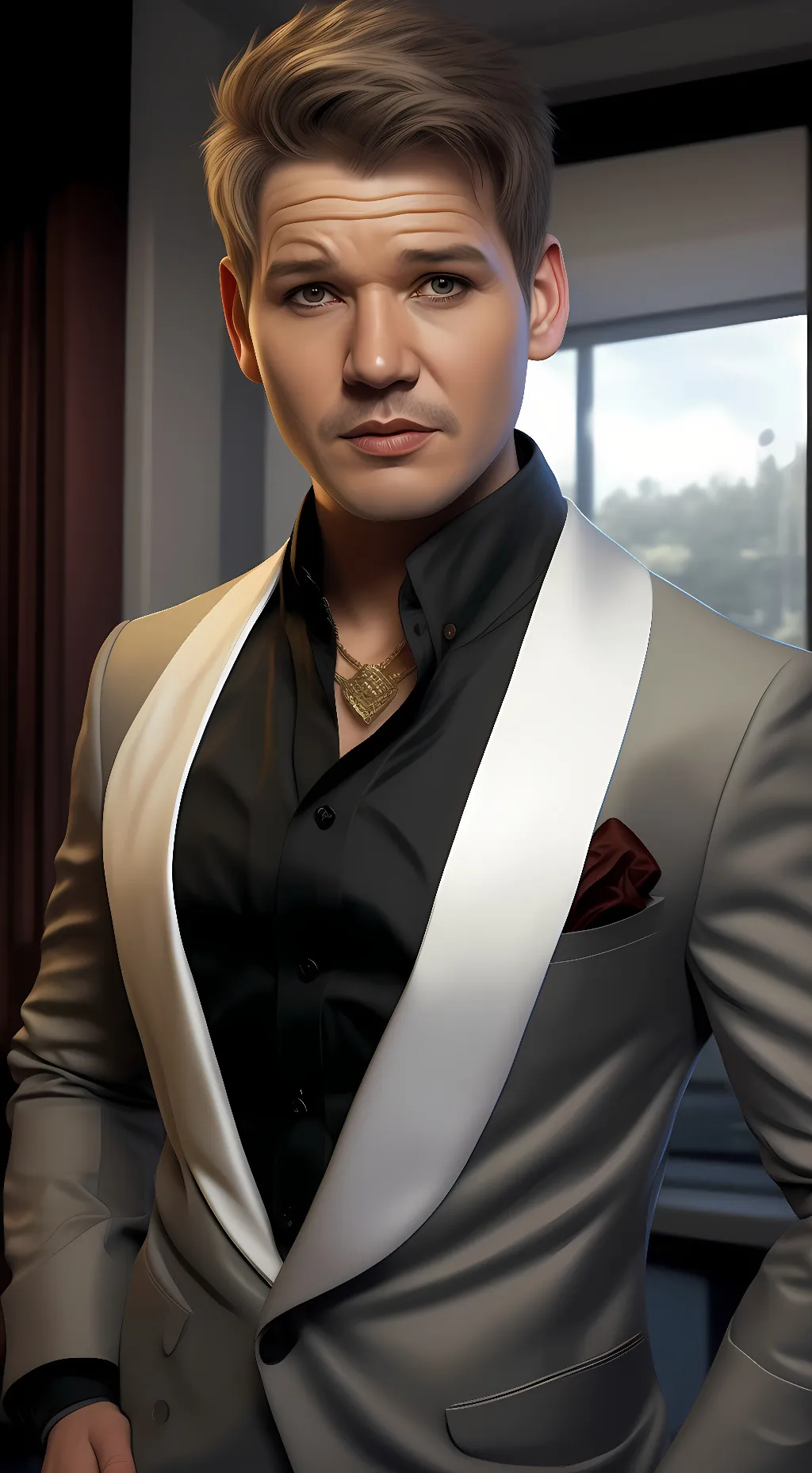 ai character: gordon ramsay background