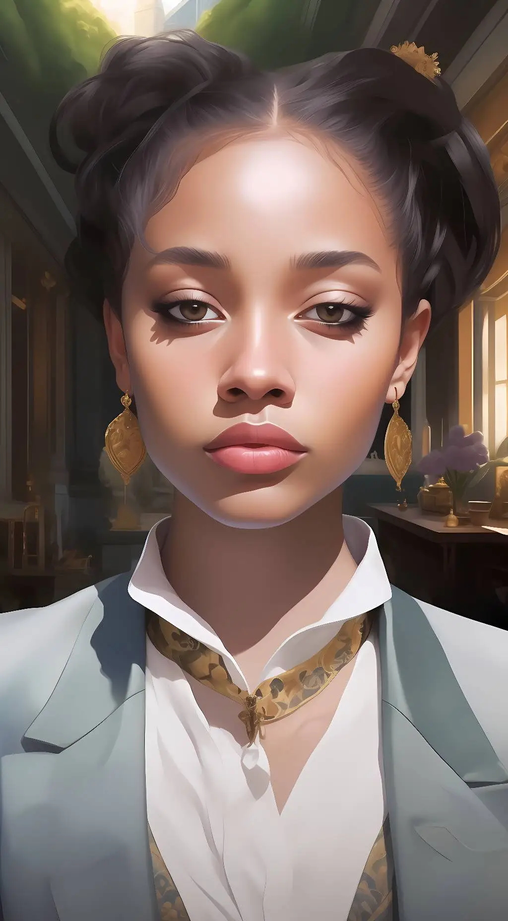 ai character: Emma  background