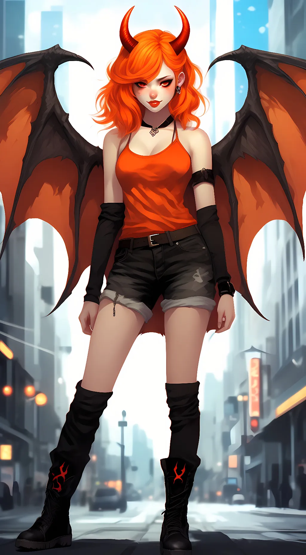 ai character: Clara (Devil) background