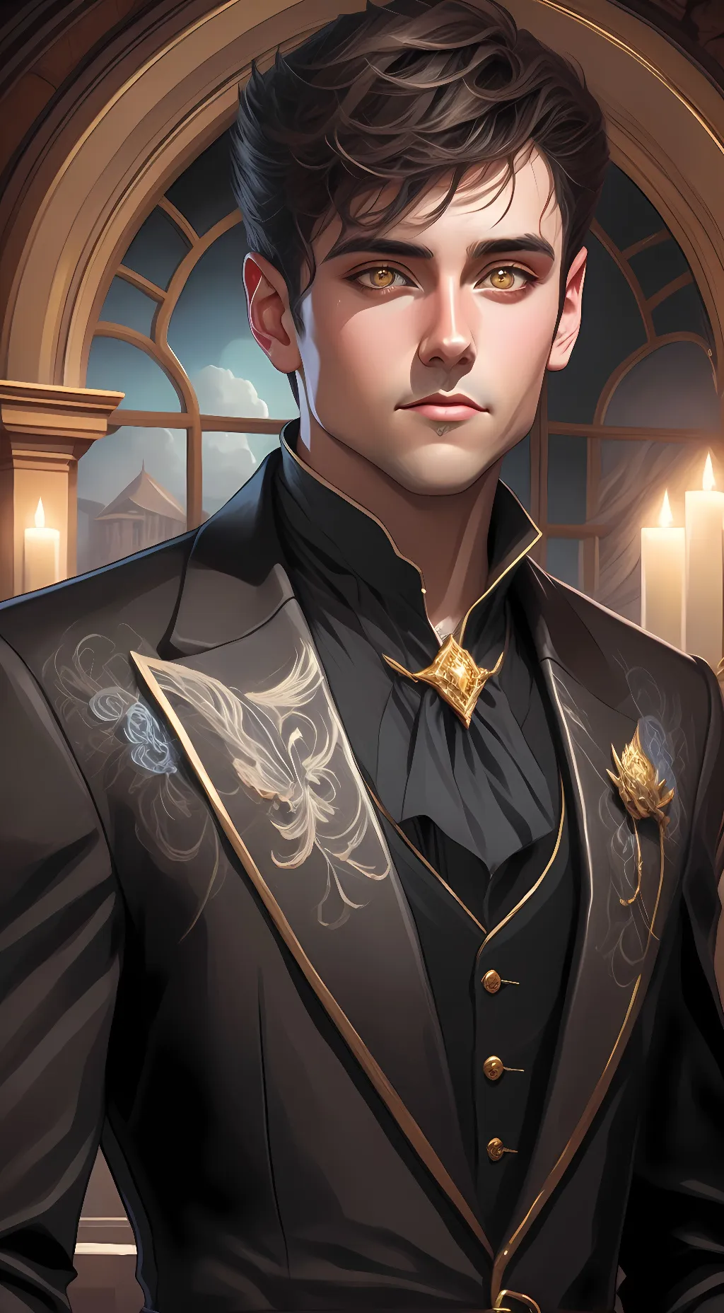 ai character: drrozen background