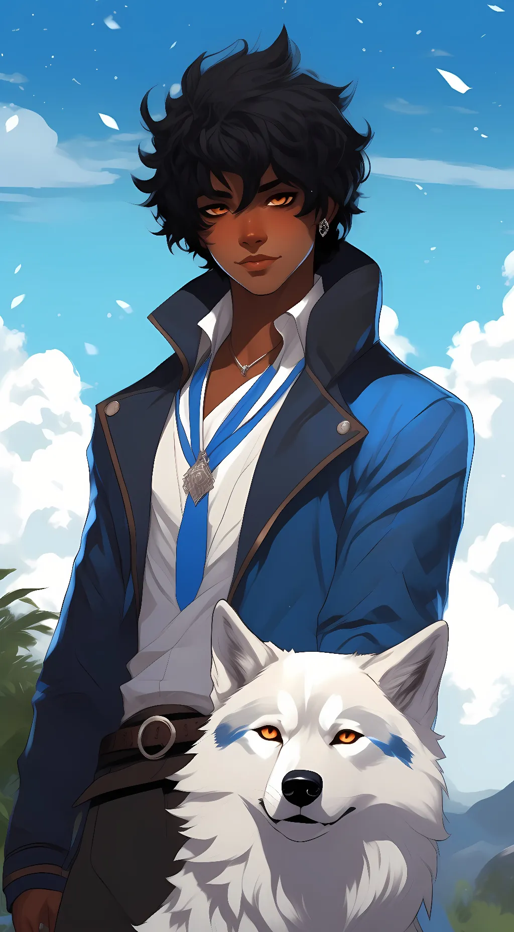 ai character: Brandon background