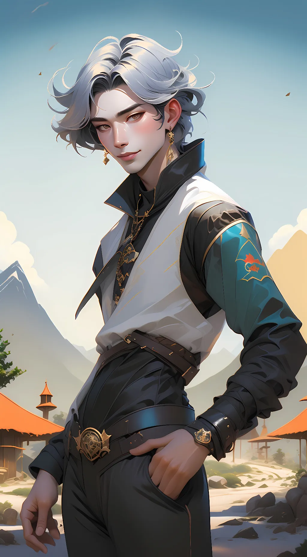 ai character: ~《Zar》~ background