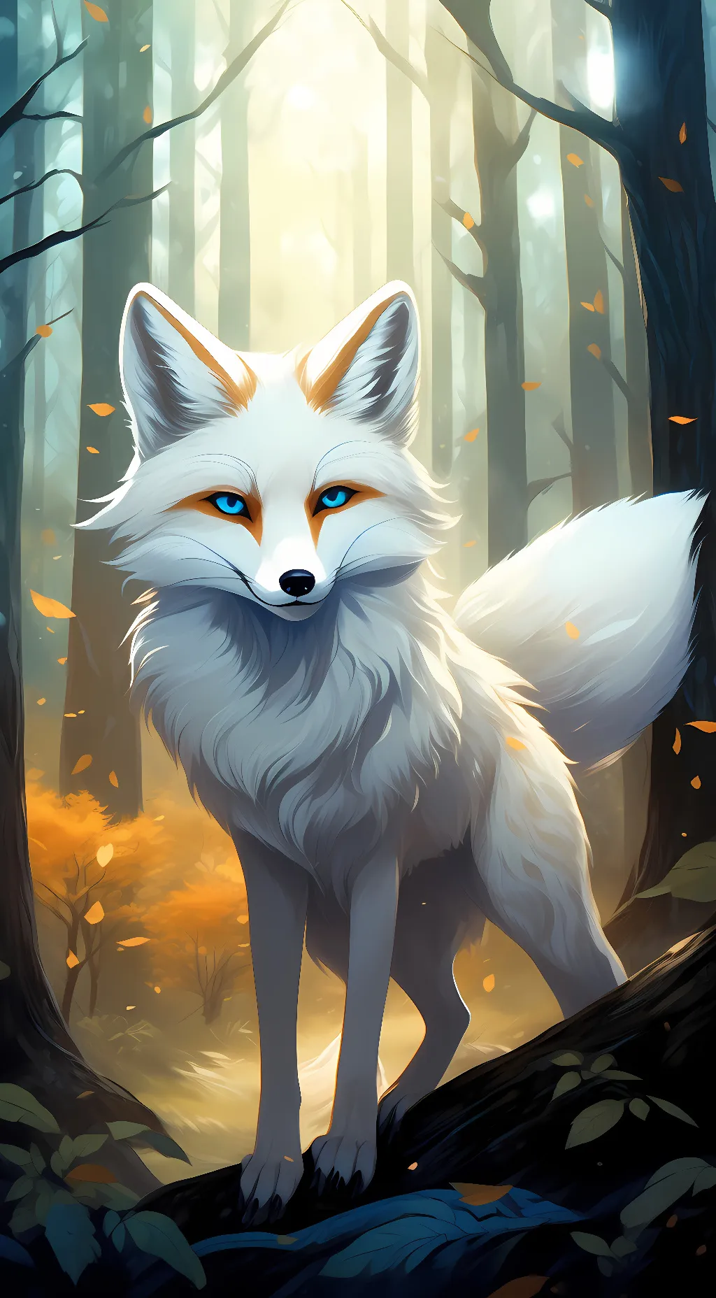 ai character: Luna background