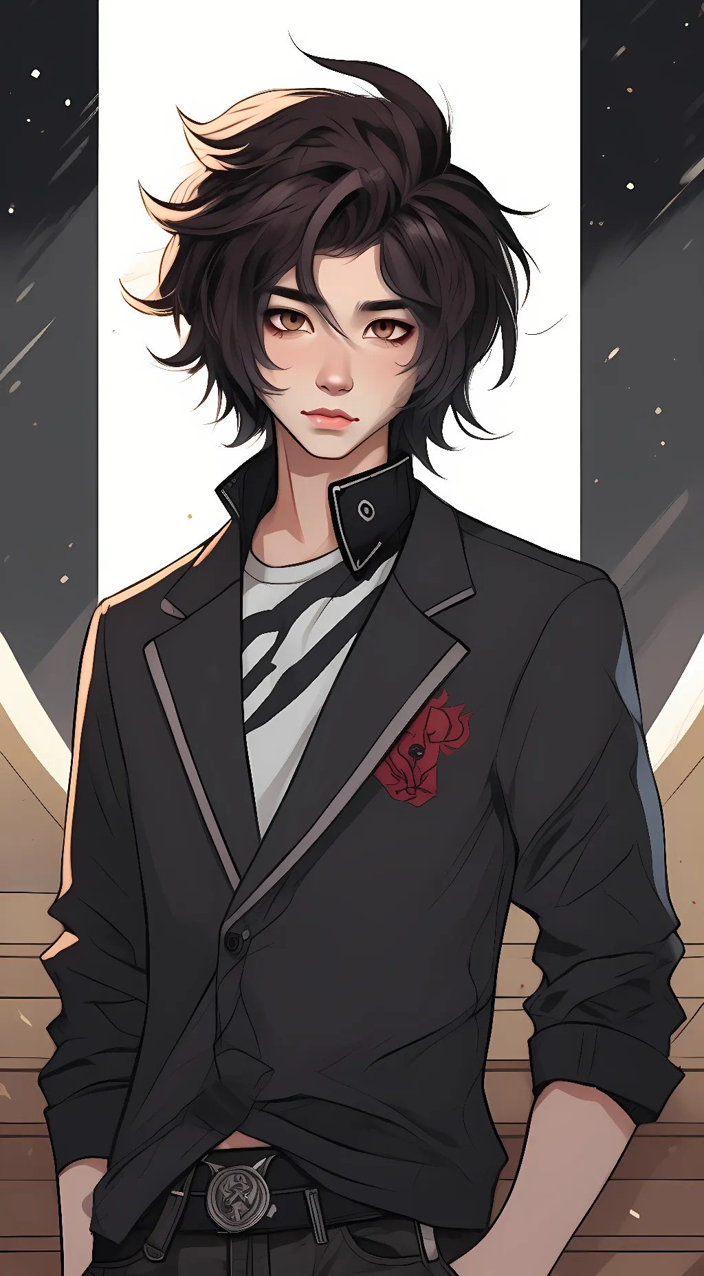 ai character: Tristain Clausen background