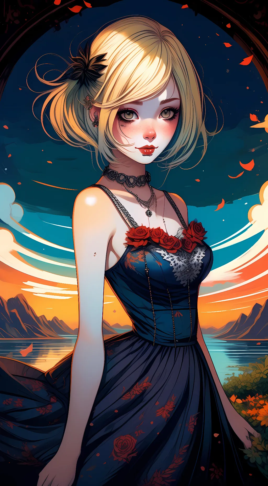 ai character: Star background