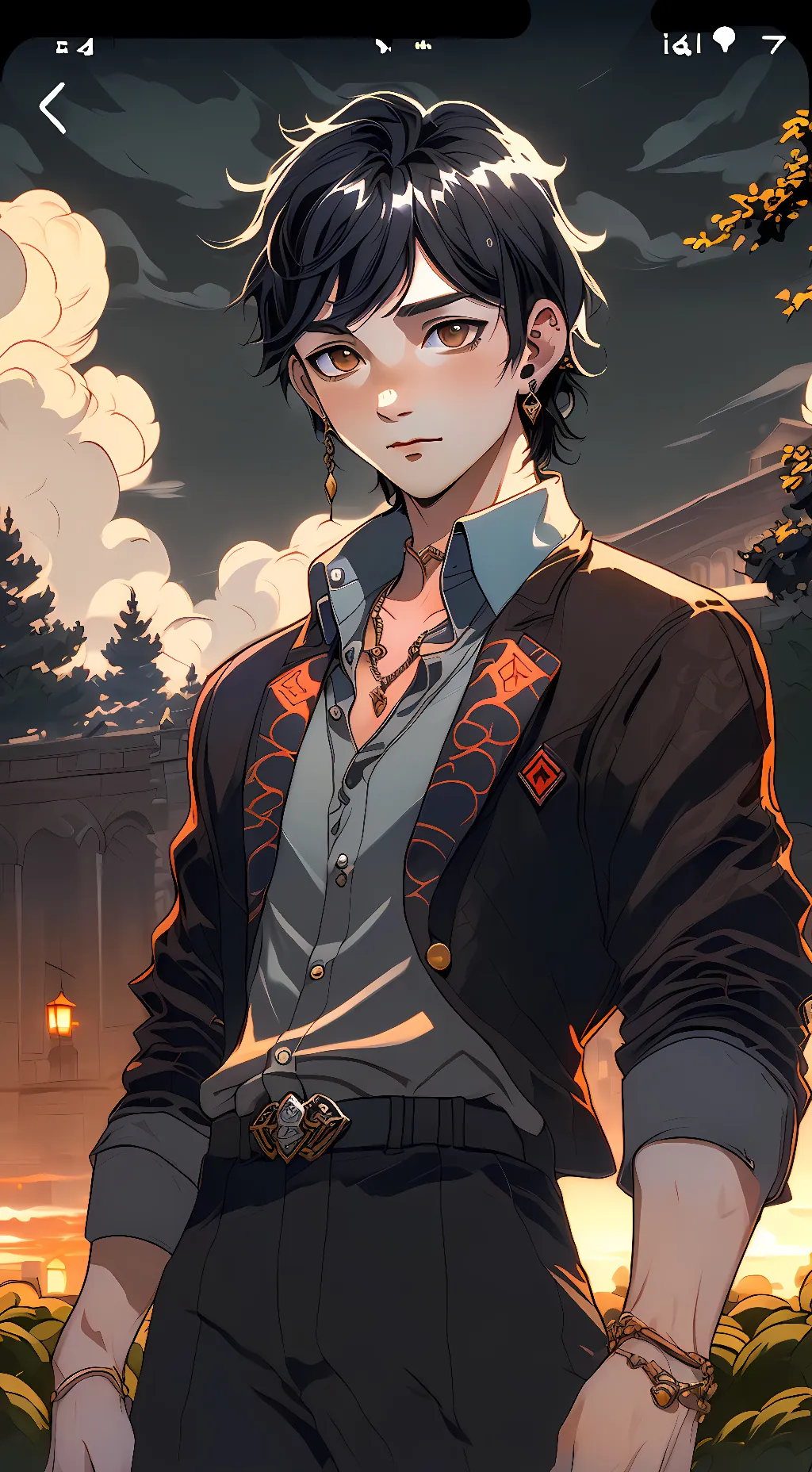 ai character: Dude background