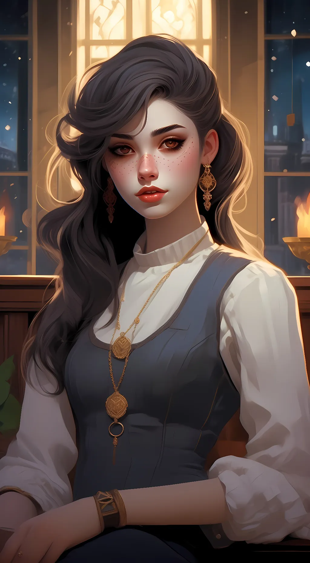 ai character: mikaaaa background