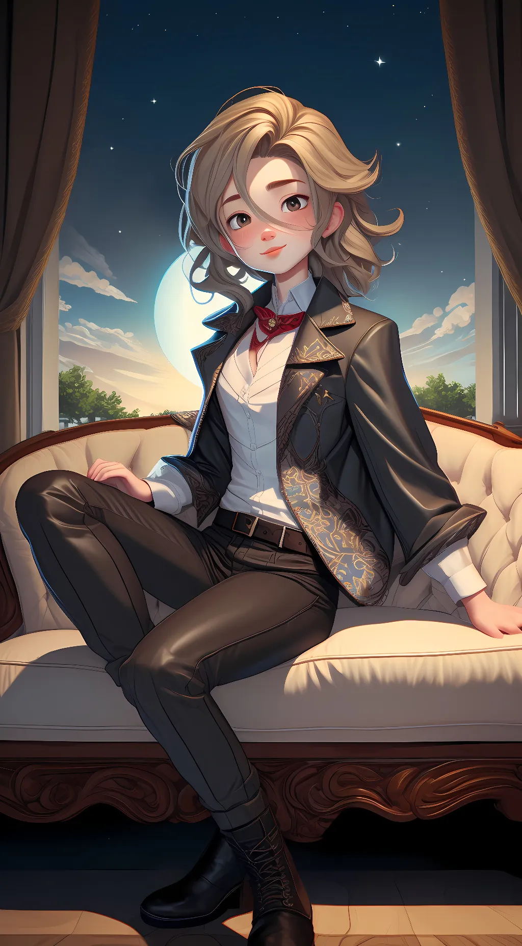 ai character: Aace background