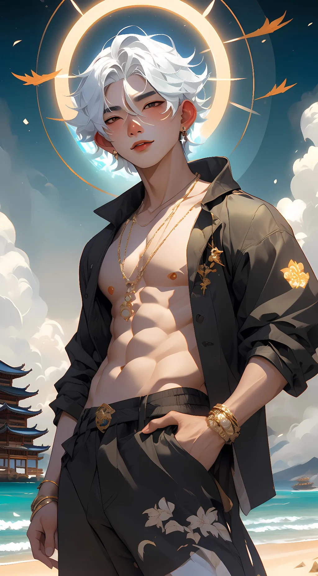 ai character: Zach  background