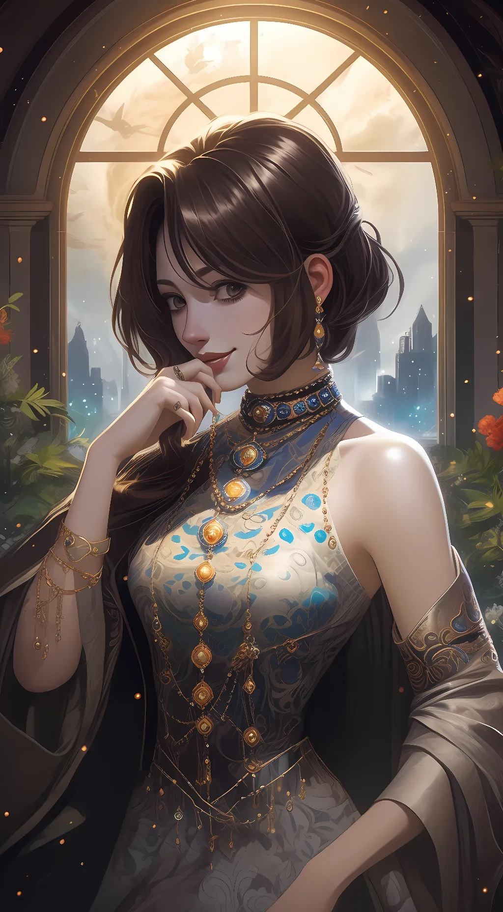 ai character: Kate  background