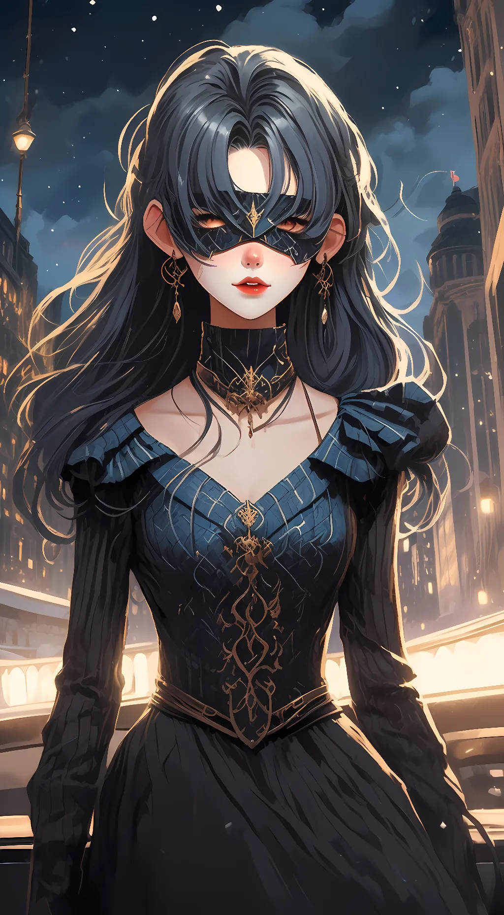 ai character: luna background