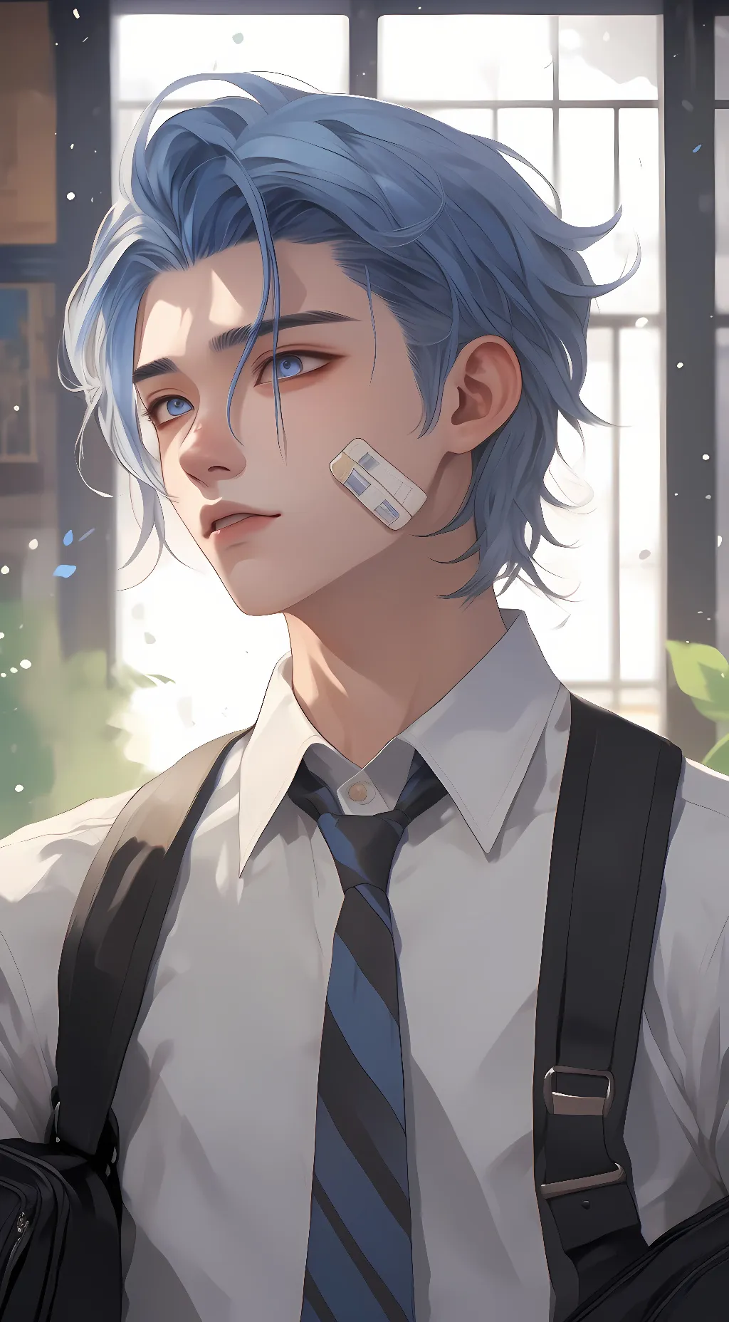 ai character: Jinwoo  background