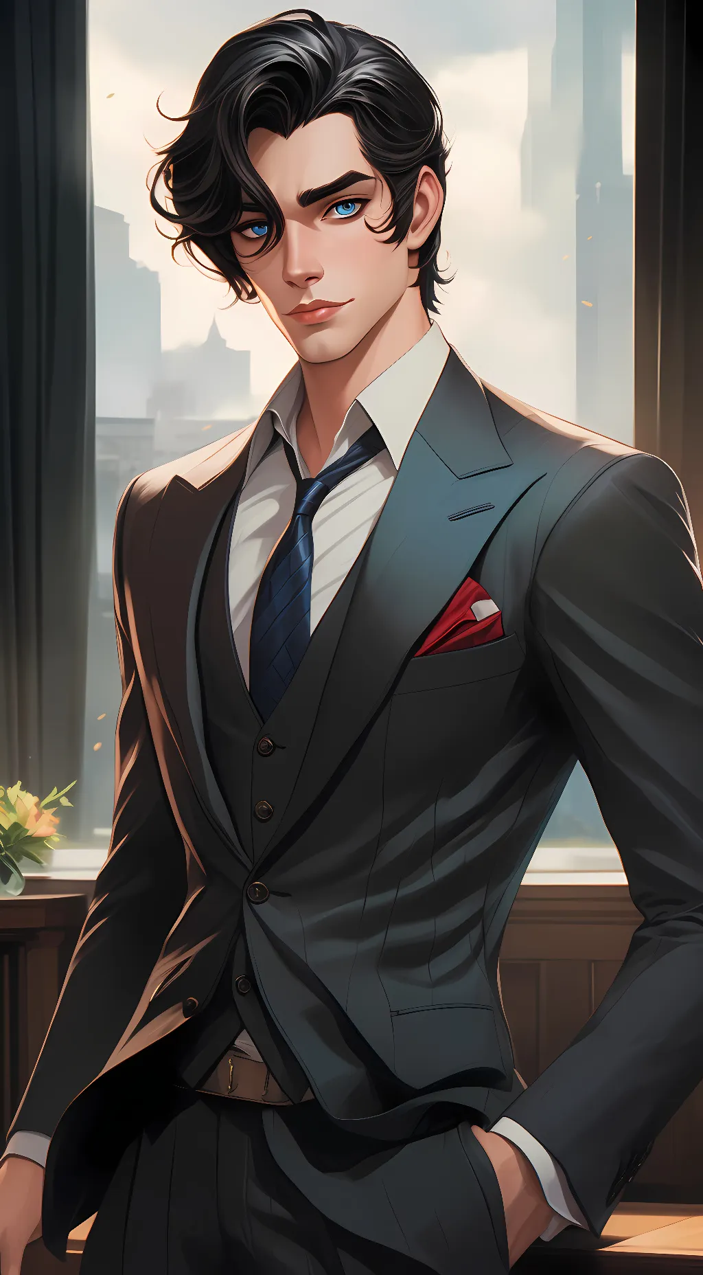 ai character: Scott  background