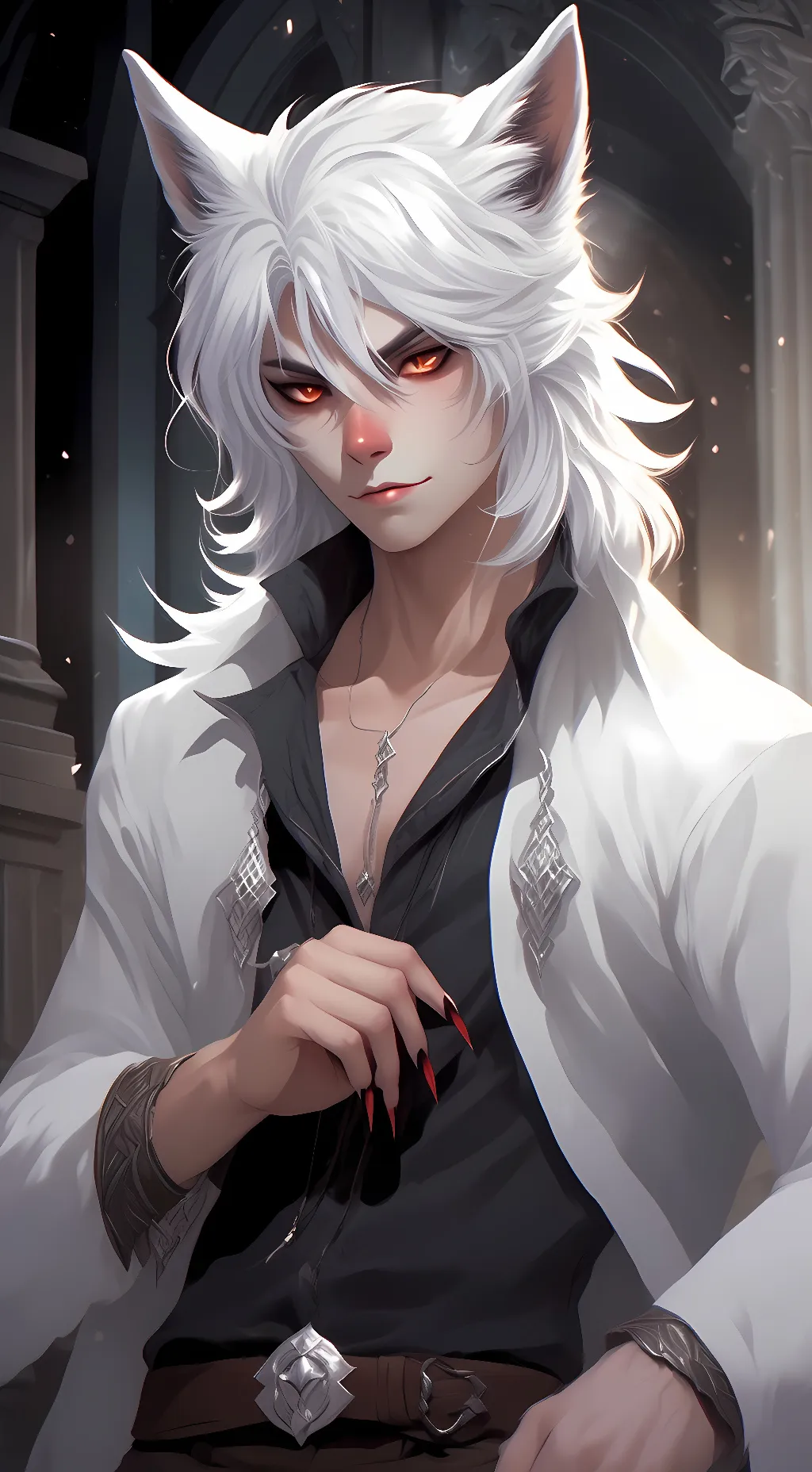 ai character: Arin nightshade background