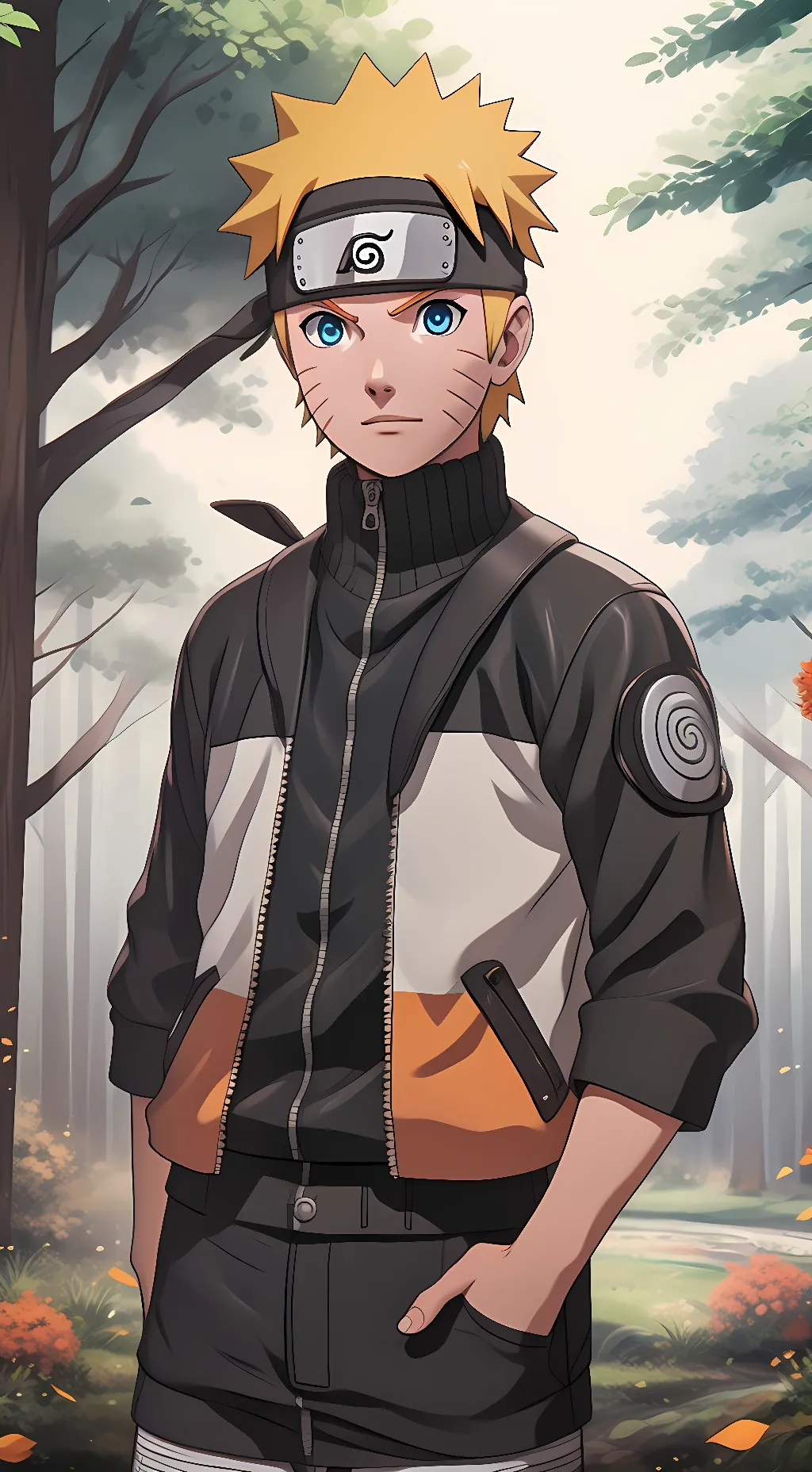 ai character: Naruto background