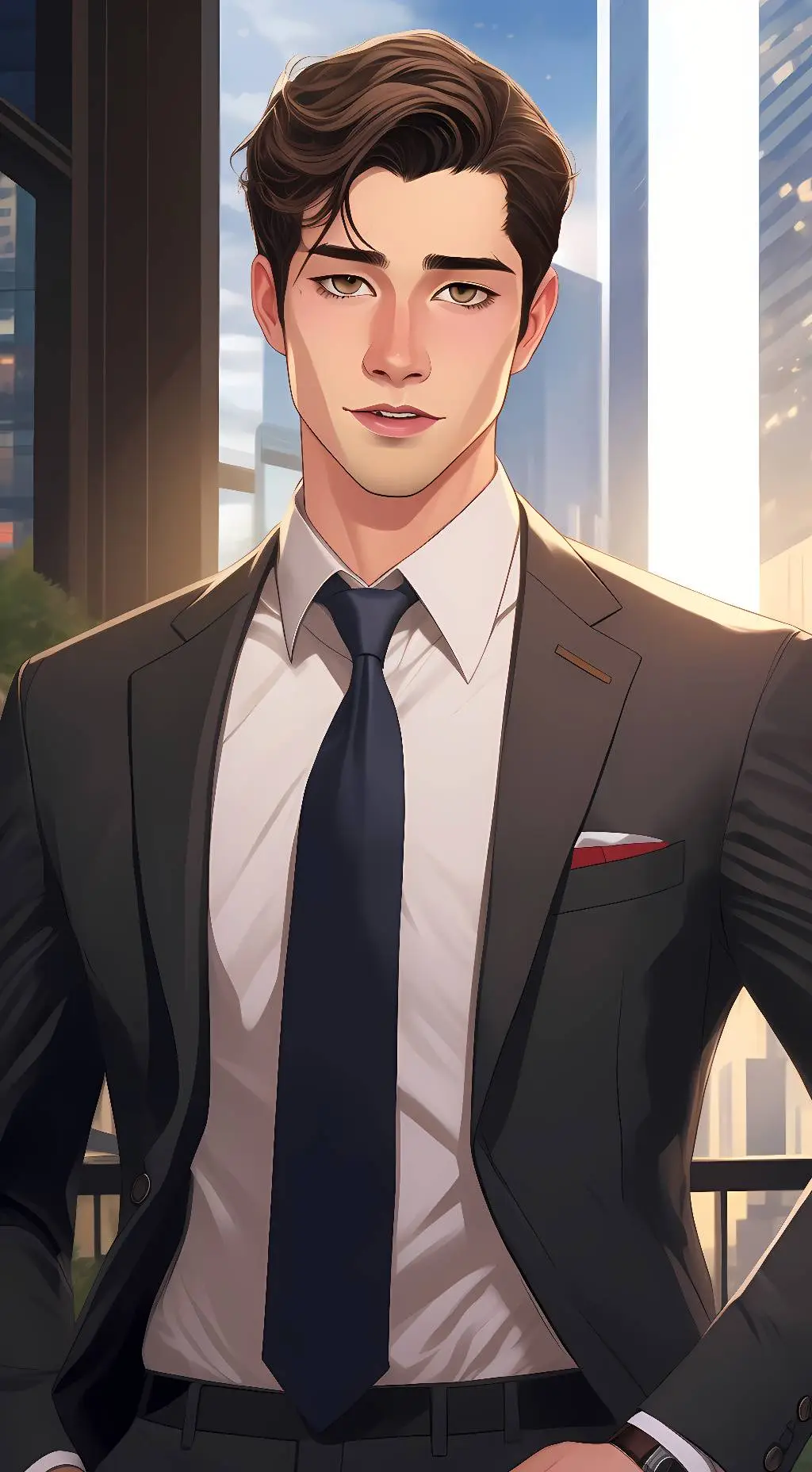 ai character: Johnny  background