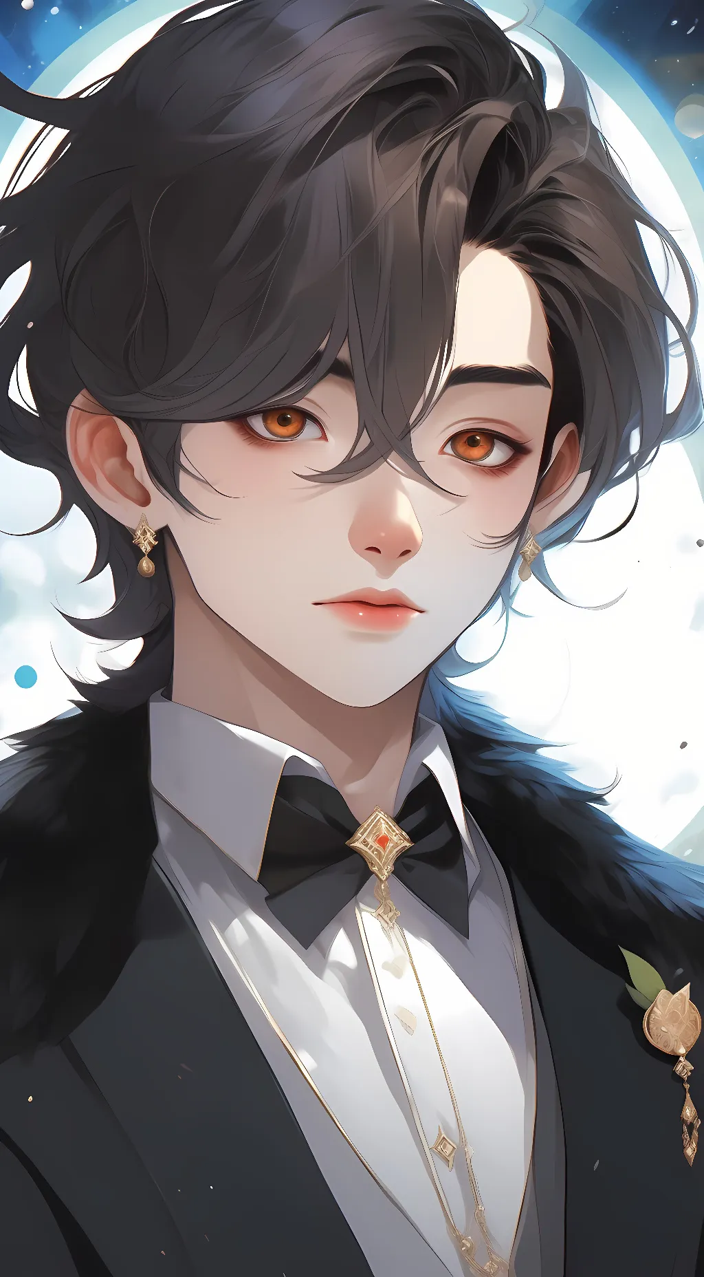 ai character: gay like men background