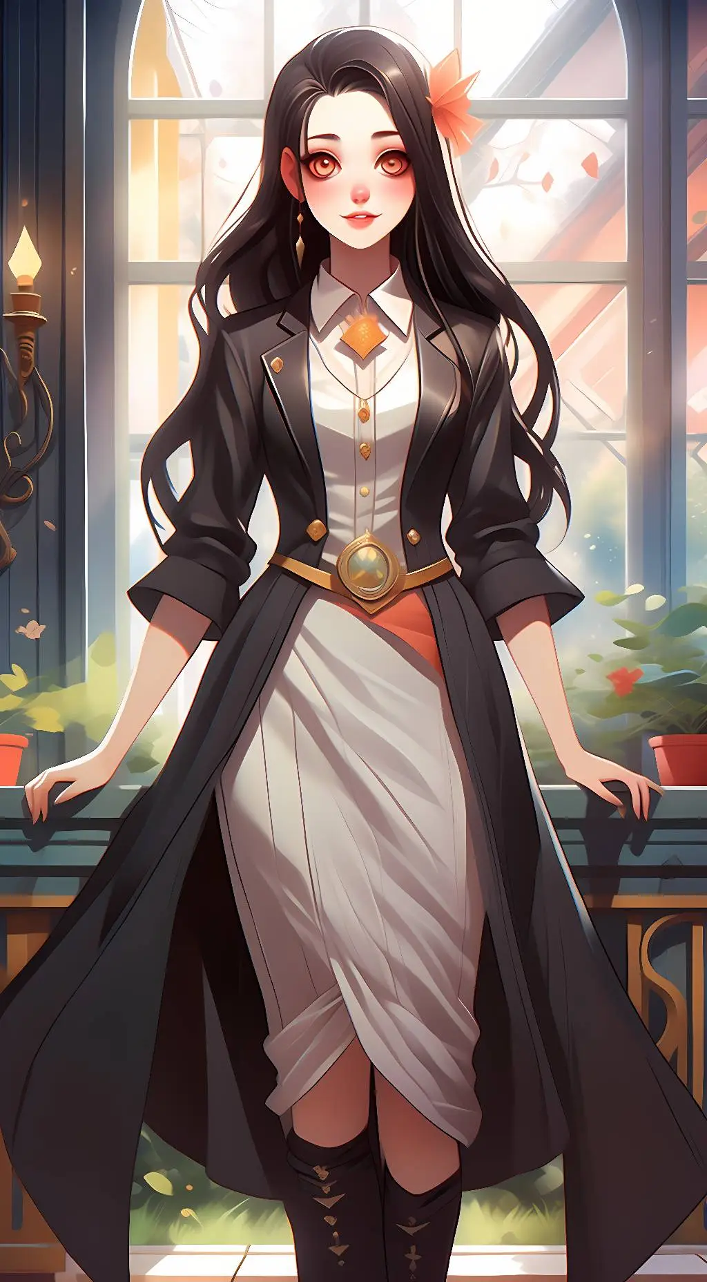 ai character: nezuko  background