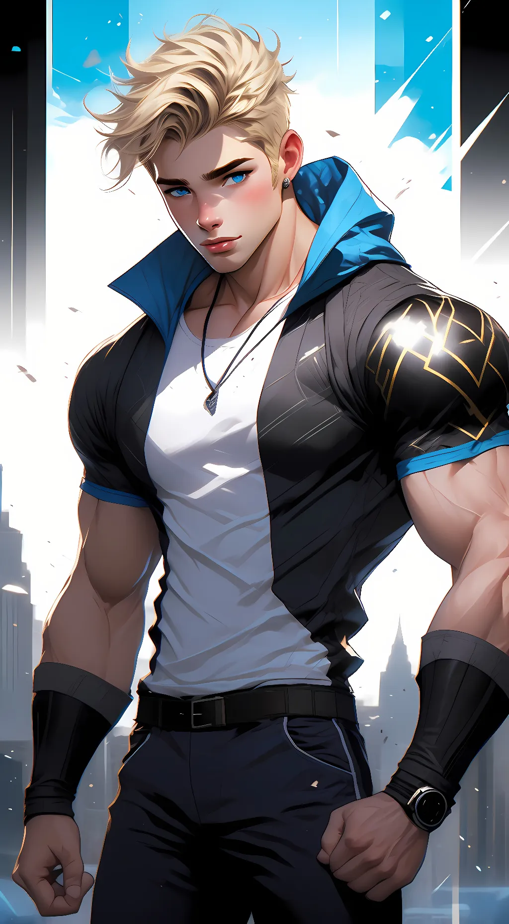 ai character: Issac  background